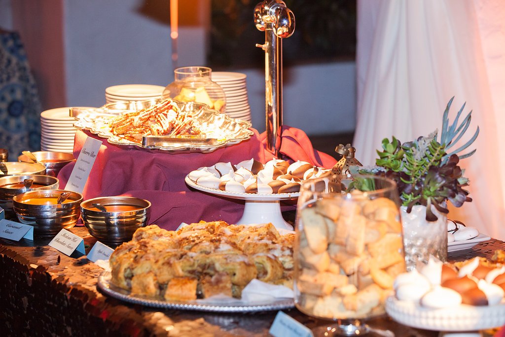 www.santabarbarawedding.com | Felici Events | Melissa Musgrove | El Paseo | Reception Food