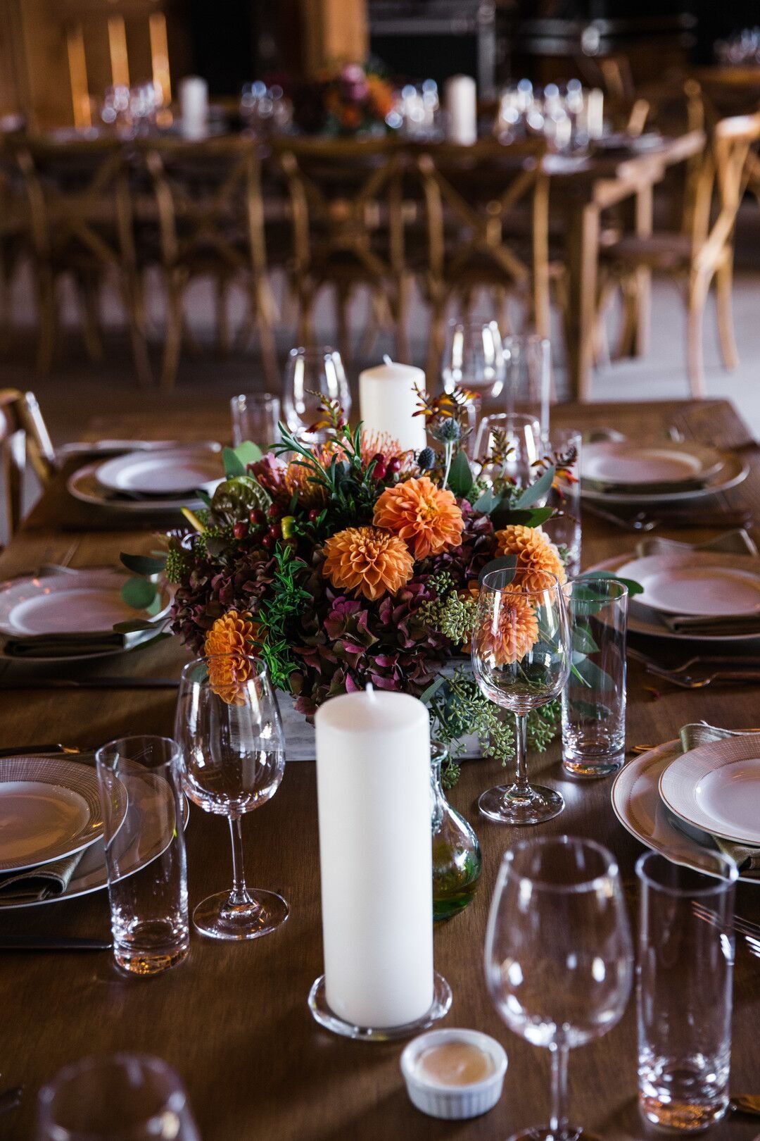 www.santabarbarawedding.com | Venue: Firestone Vineyard | Photographer: Just Kiss Collective | Tablescape