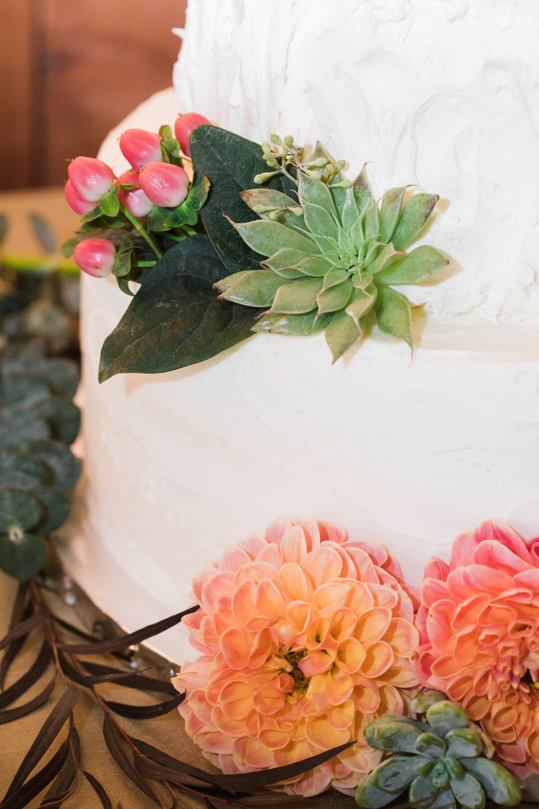 www.santabarbarawedding.com | Venue: Firestone Vineyard | Photographer: Just Kiss Collective | Wedding Cake Detail