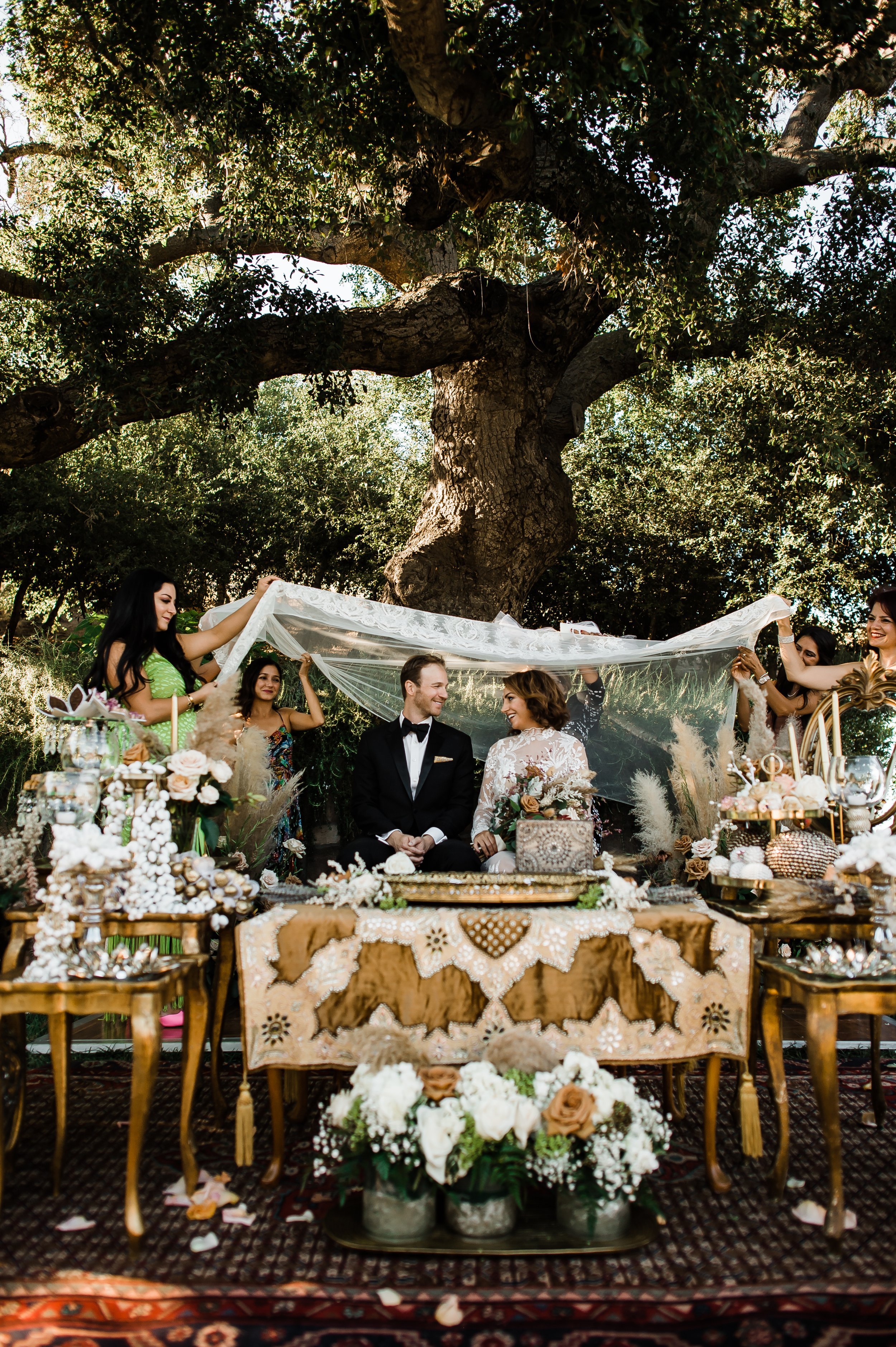www.santabarbarawedding.com | Michelle Ramirez  | Zaca Creek | Santa Barbara Elopement | Ella &amp; Louie | SYV Elite Events | Samara Beauty SB | Traditional Persian Wedding Ceremony 