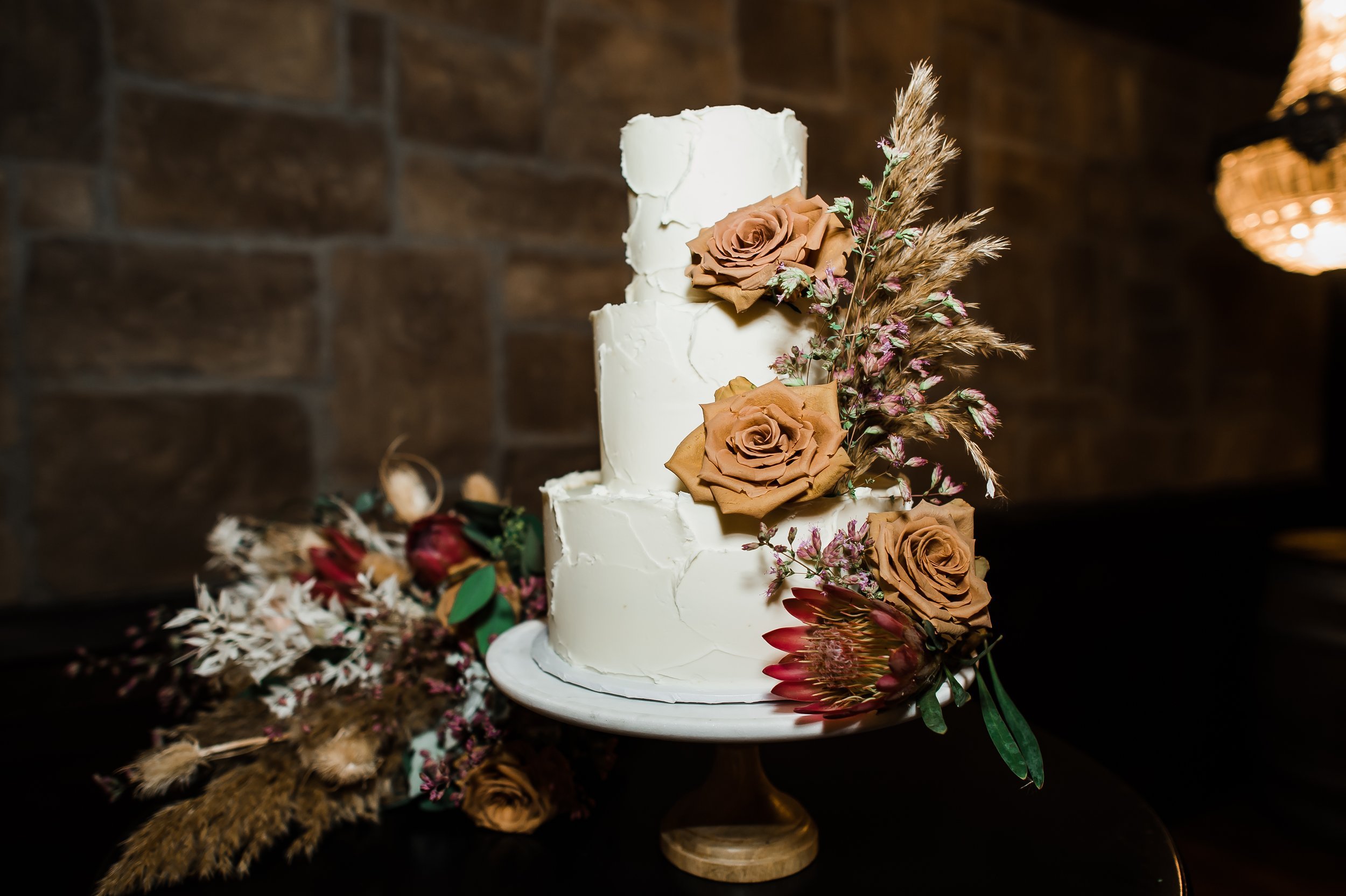 www.santabarbarawedding.com | Michelle Ramirez  | Zaca Creek | Santa Barbara Elopement | Ella &amp; Louie | Otis + Pearl | SYV Elite Events | Enjoy Cupcakes | Three Tier White Wedding Cake 
