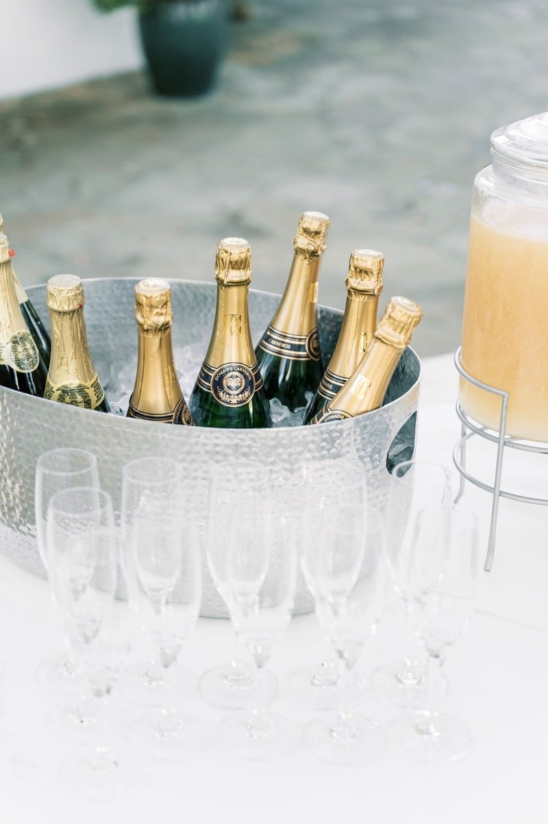 www.santabarbarawedding.com | Ojai Valley Inn | White Sage | Ellie Koleen Photography | Ojala Floral | Amigo Party Rentals | La Tavola | Theoni Collection | Olivella | Champagne at Reception 