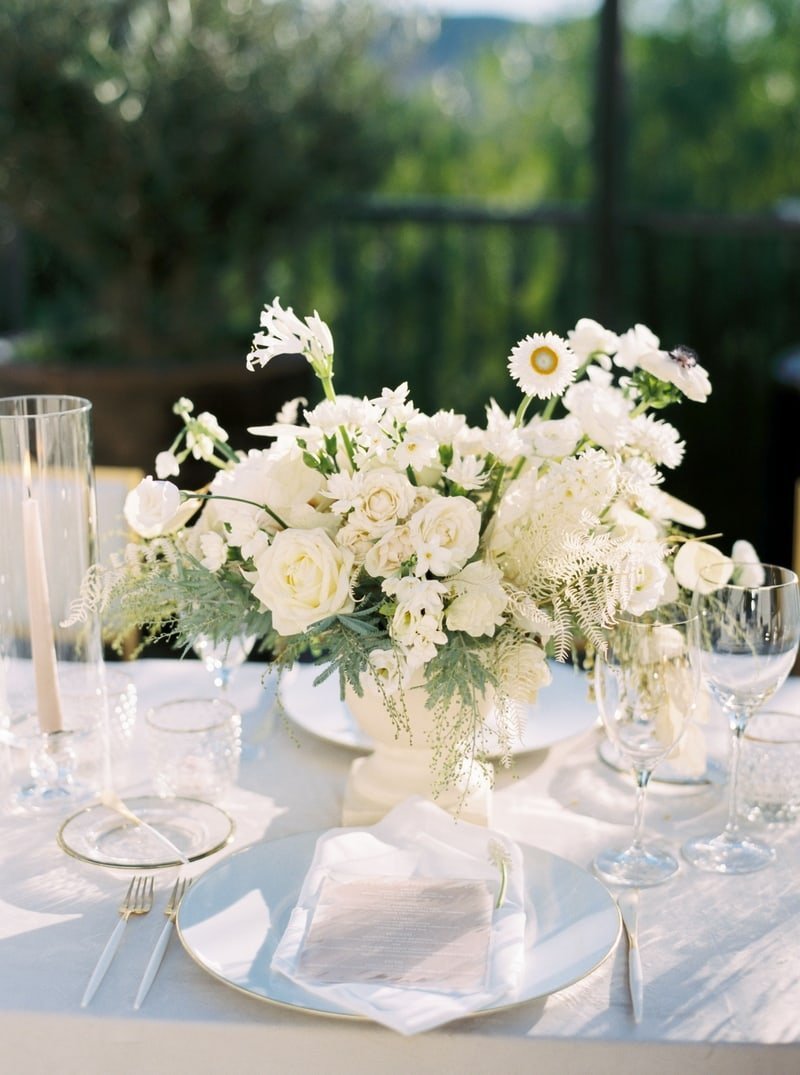 www.santabarbarawedding.com | Ojai Valley Inn | White Sage | Ellie Koleen Photography | Ojala Floral | Amigo Party Rentals | La Tavola | Theoni Collection | Reception Place Settings