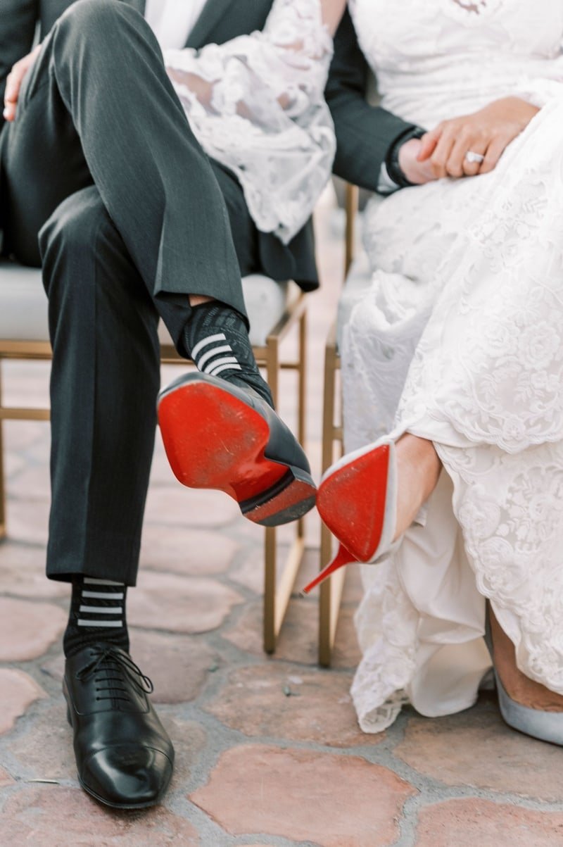 www.santabarbarawedding.com | Ojai Valley Inn | White Sage | Ellie Koleen Photography | Ojala Floral | Amigo Party Rentals | Christian Louboutin | Ivory Bridal | Enzo Custom | Couple’s Shoes 