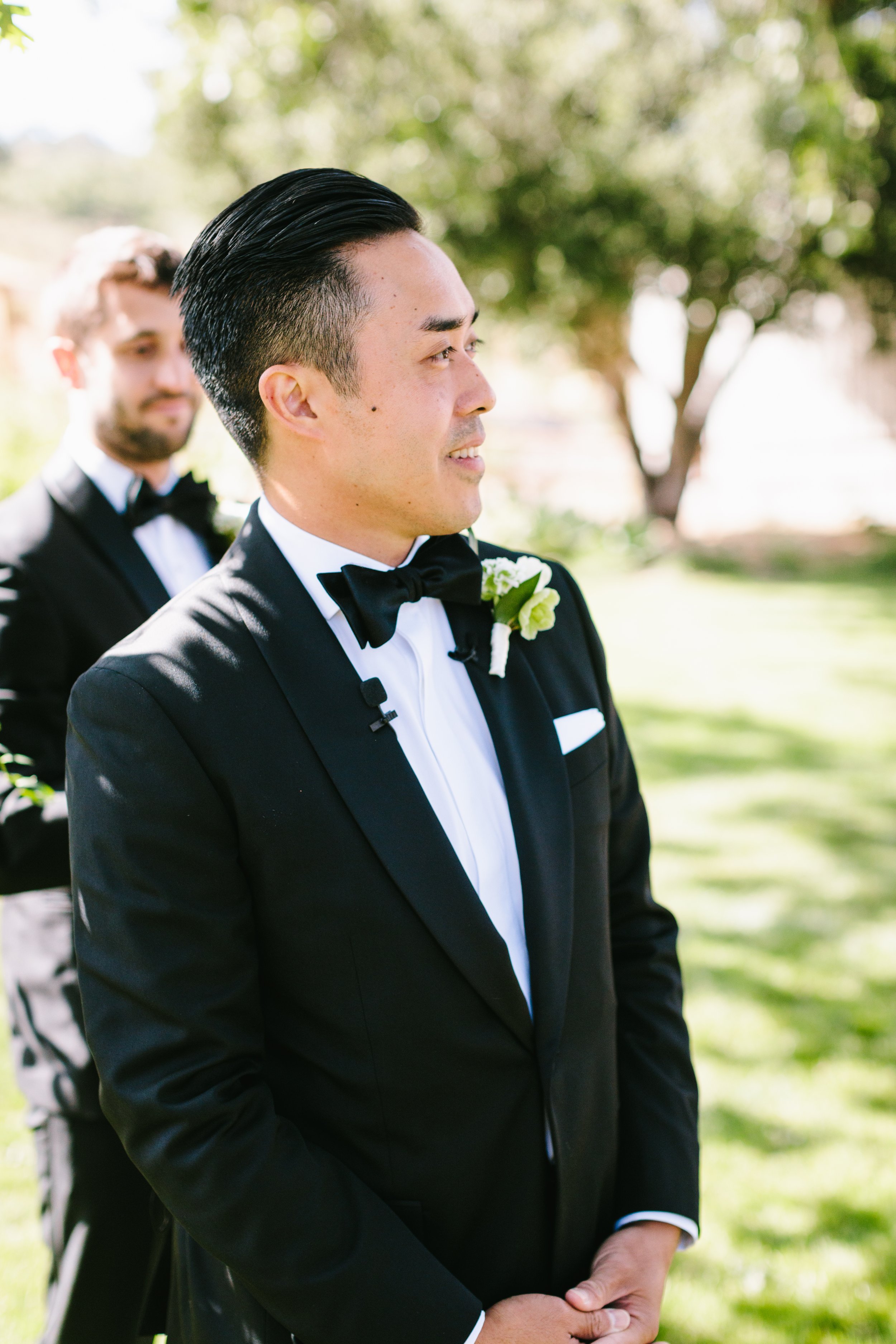www.santabarbarawedding.com | Foxen Canyon Ranch | Jodee Debes Photography | LVL Weddings |   Jerry Palmer Flowers | Bright Event Rentals | The Society Band | Groom Waiting for His Bride