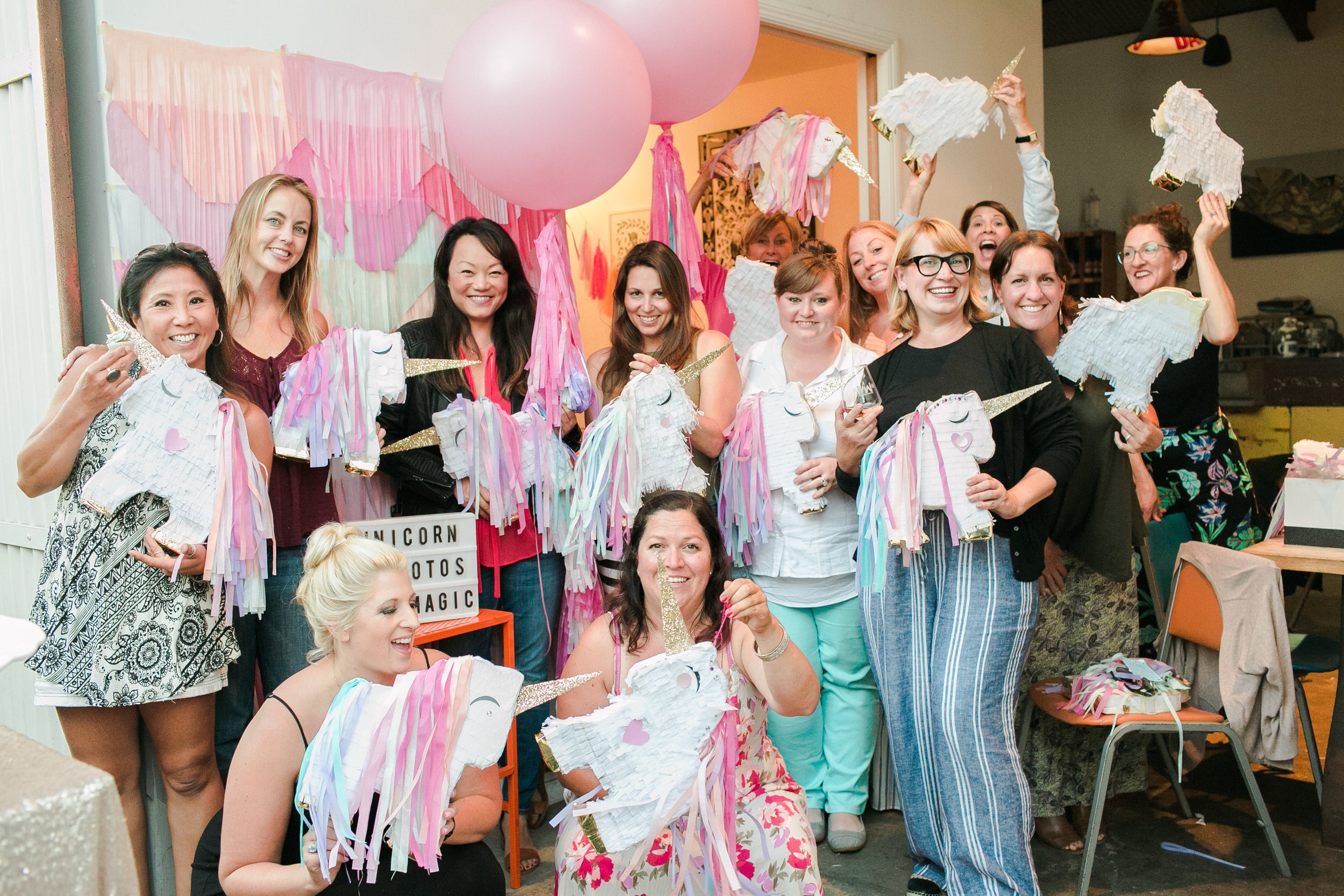 www.santabarbarawedding.com | Kelsey Crews | Pinata | Pink Elephant