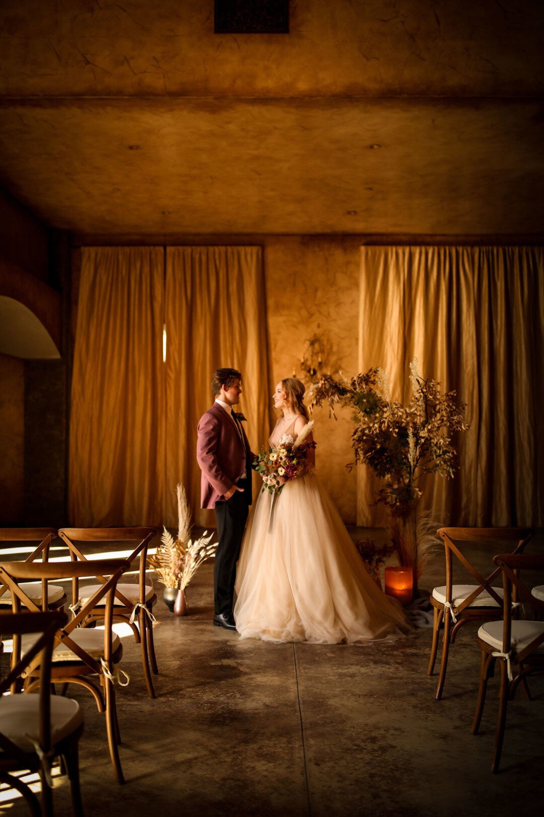 www.santabarbarawedding.com | Kimberly Conley Photography | Loriana | Hive Events | Panache Bridal Santa Barbara | The Wedding Beauty Collective | Friar Tux | Dulceblomma | indoor wedding ceremony