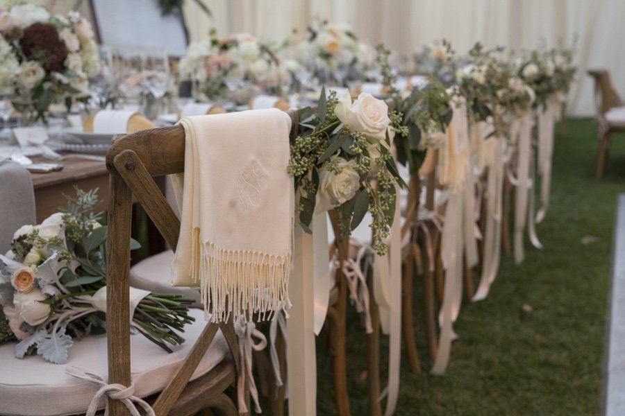 www.santabarbarawedding.com | San Ysidro Ranch | David Kepner Photography | Reception Tables