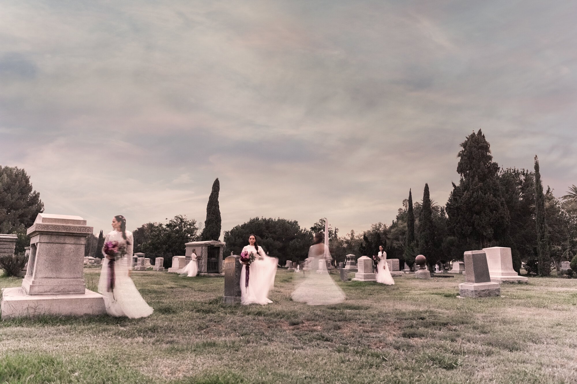 www.santabarbarawedding.com | Veils &amp; Tails Photography | The Sacred Events | Hollywood Forever Cemetery | Bride