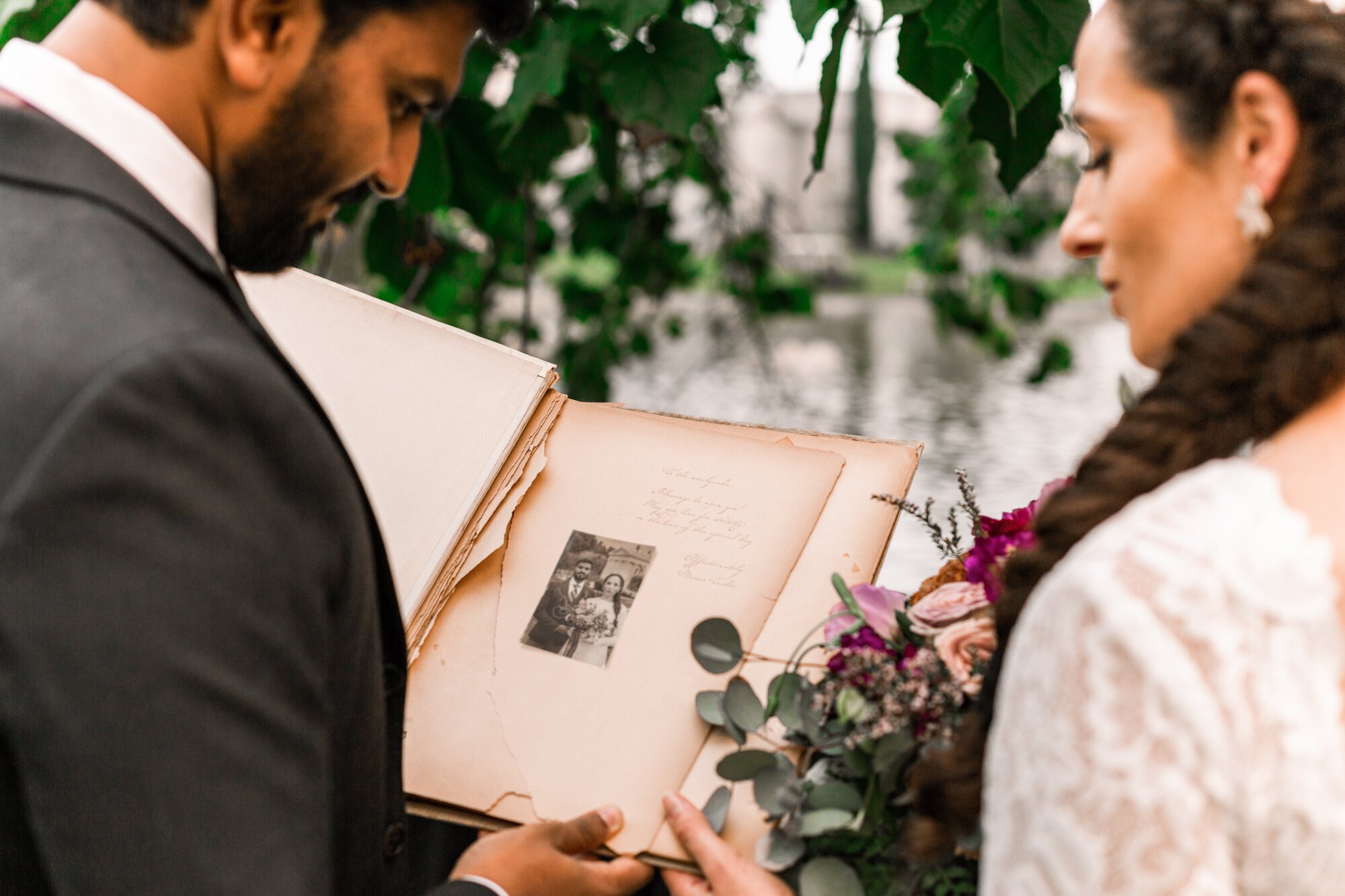 www.santabarbarawedding.com | Veils &amp; Tails Photography | The Sacred Events | Hollywood Forever Cemetery | Guest Book