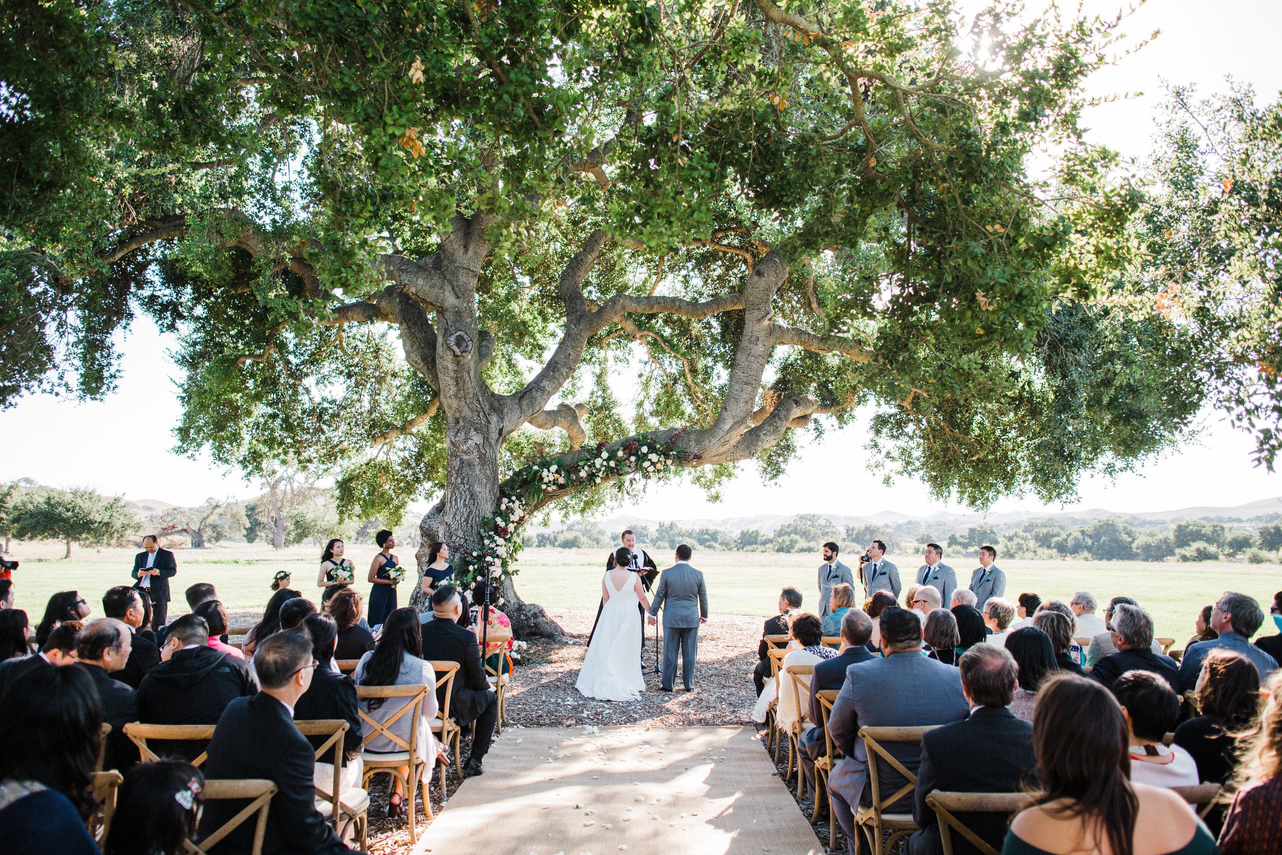 www.santabarbarawedding.com | Michael and Anna Costa | Crossroads Estate at Firestone Vineyard | Soleil Events | Anna Le Pley Taylor | Town and Country Event Rentals | outdoor wedding ceremony