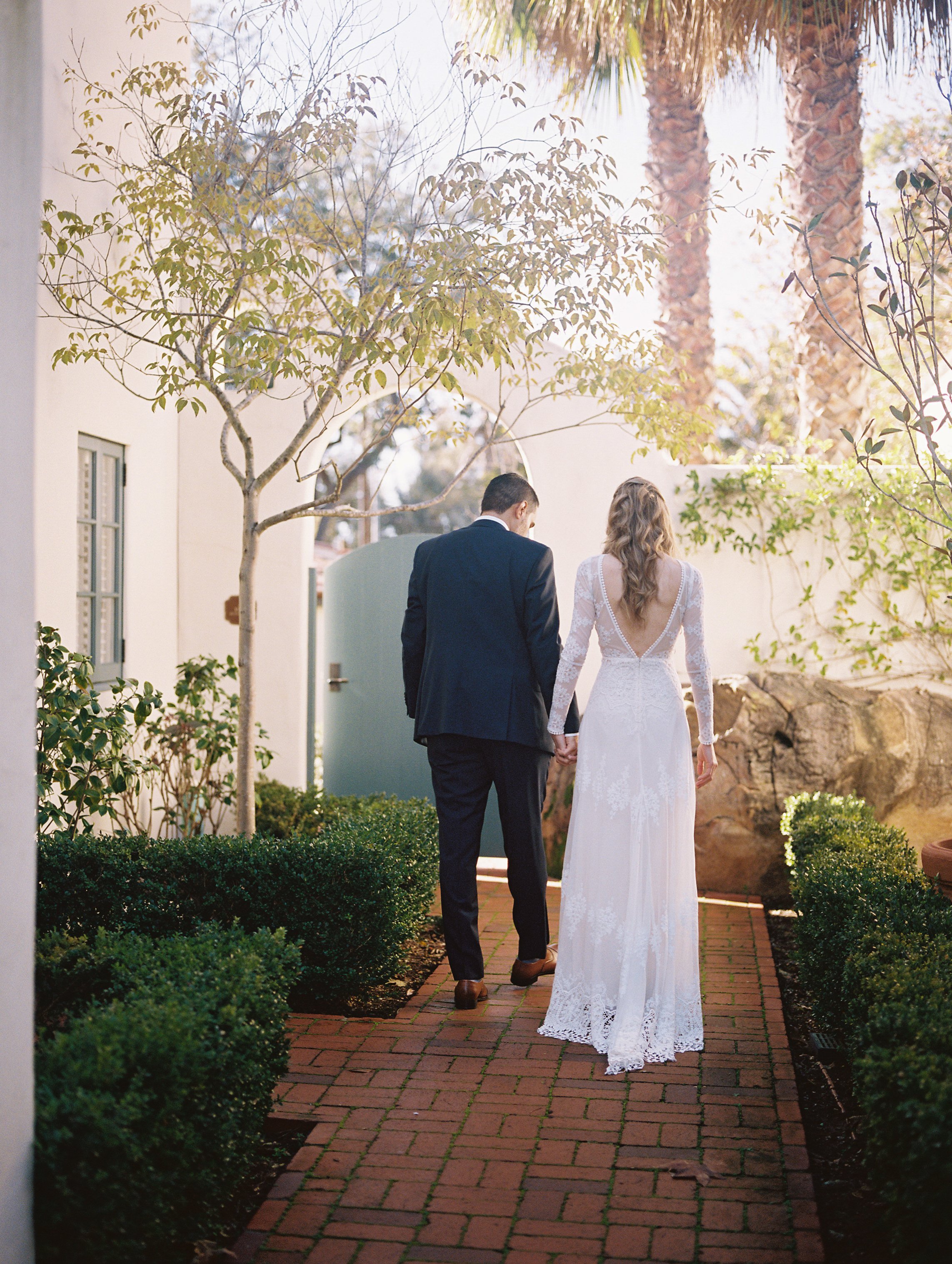 www.santabarbarawedding.com | Ryanne Bee Photography | Santa Barbara Courthouse | Belmond El Encanto | Dreamers and Lovers | Bride and Groom Before the Ceremony