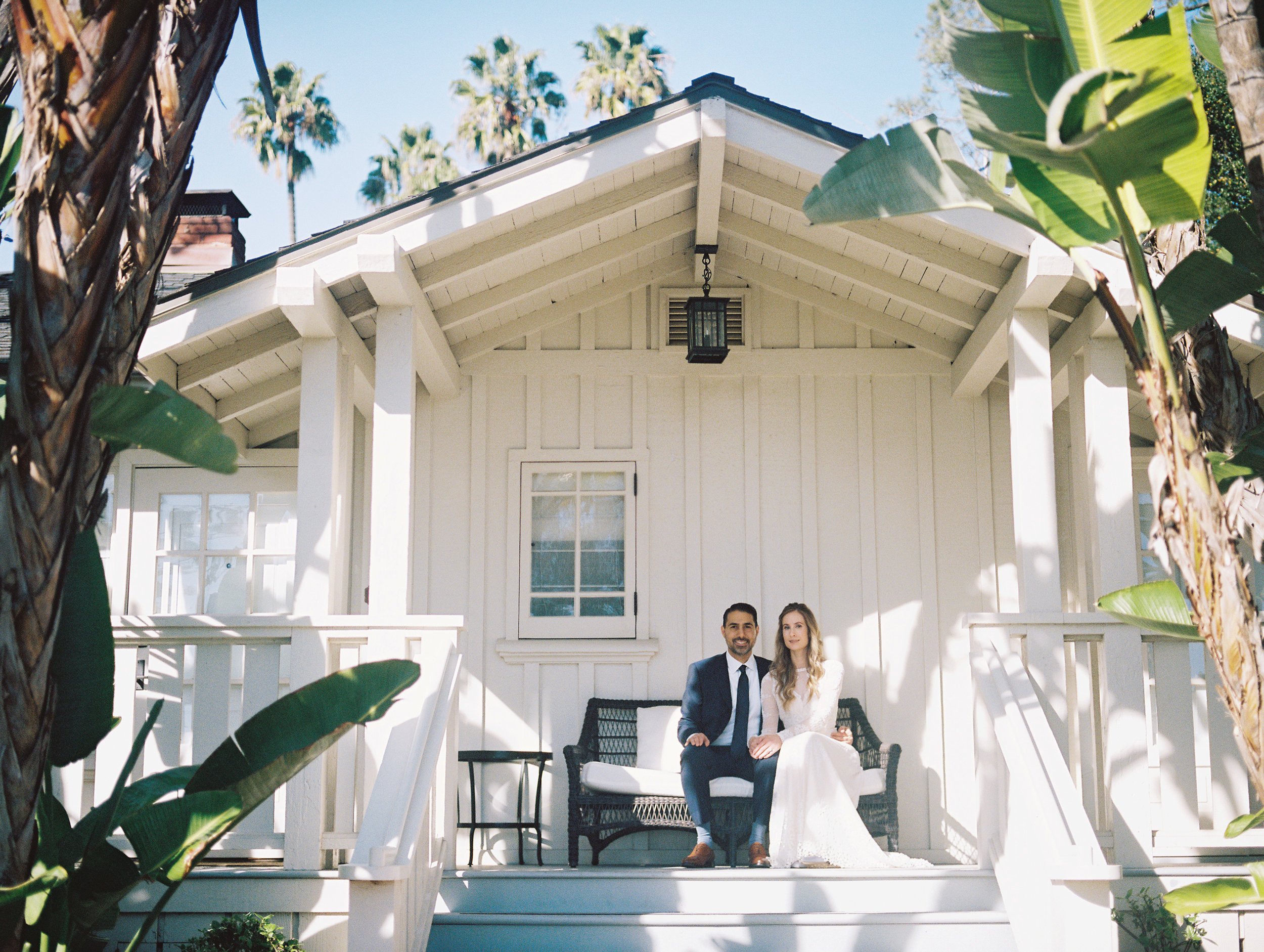 www.santabarbarawedding.com | Ryanne Bee Photography | Santa Barbara Courthouse | Belmond El Encanto | Dreamers and Lovers | Bride and Groom Before the Ceremony