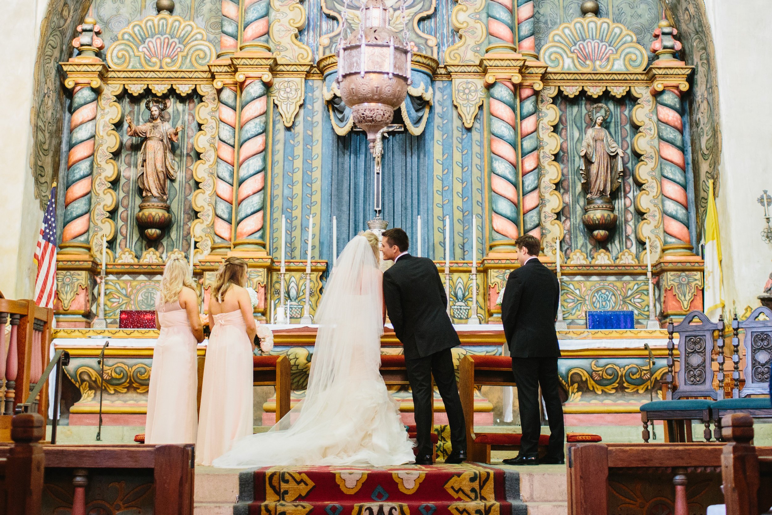 santabarbarawedding.com | Photo: Marianne Wilson | Our Lady of Mt. Carmel Wedding Ceremony Ideas