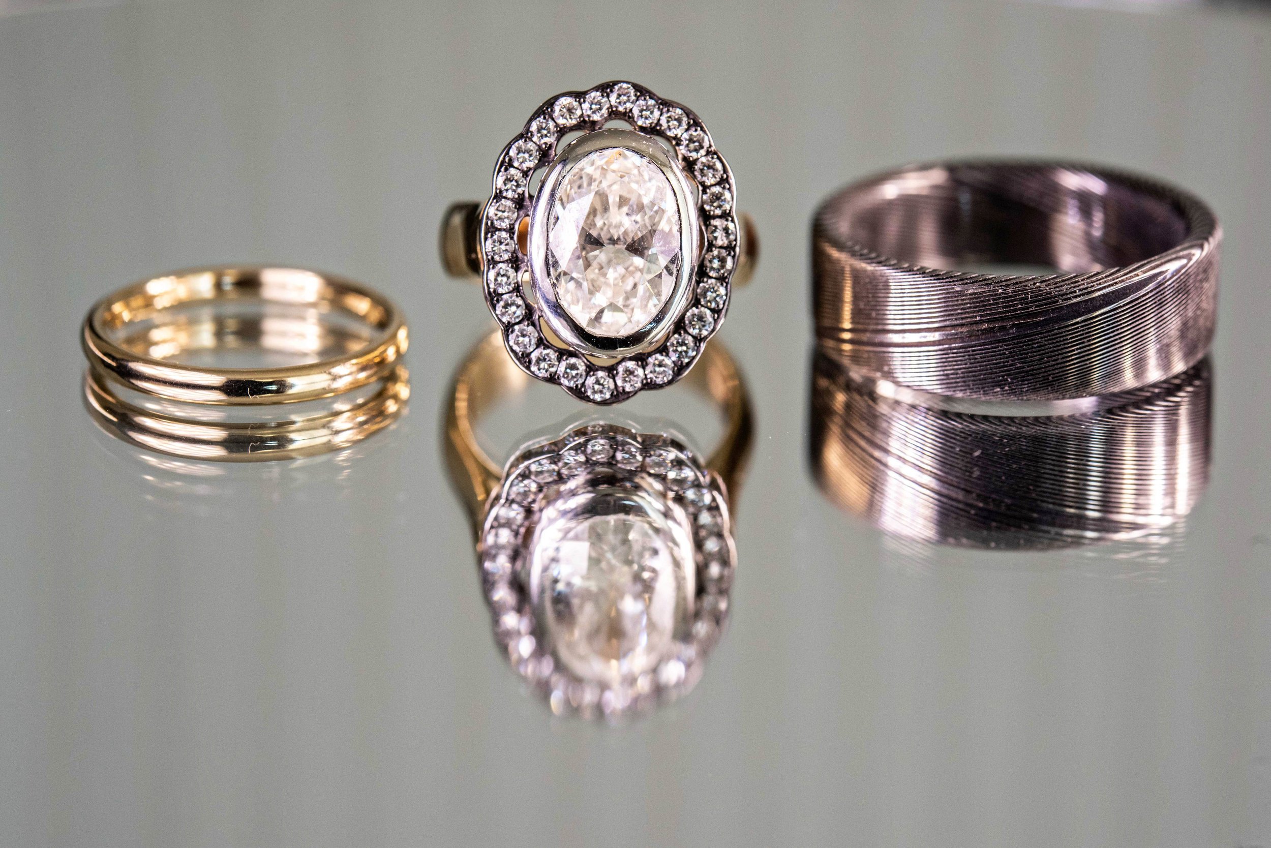 www.santabarbarawedding.com | Laurie Bailey | Rosewood Miramar | Ann Johnson Events | Couple’s Wedding Rings 