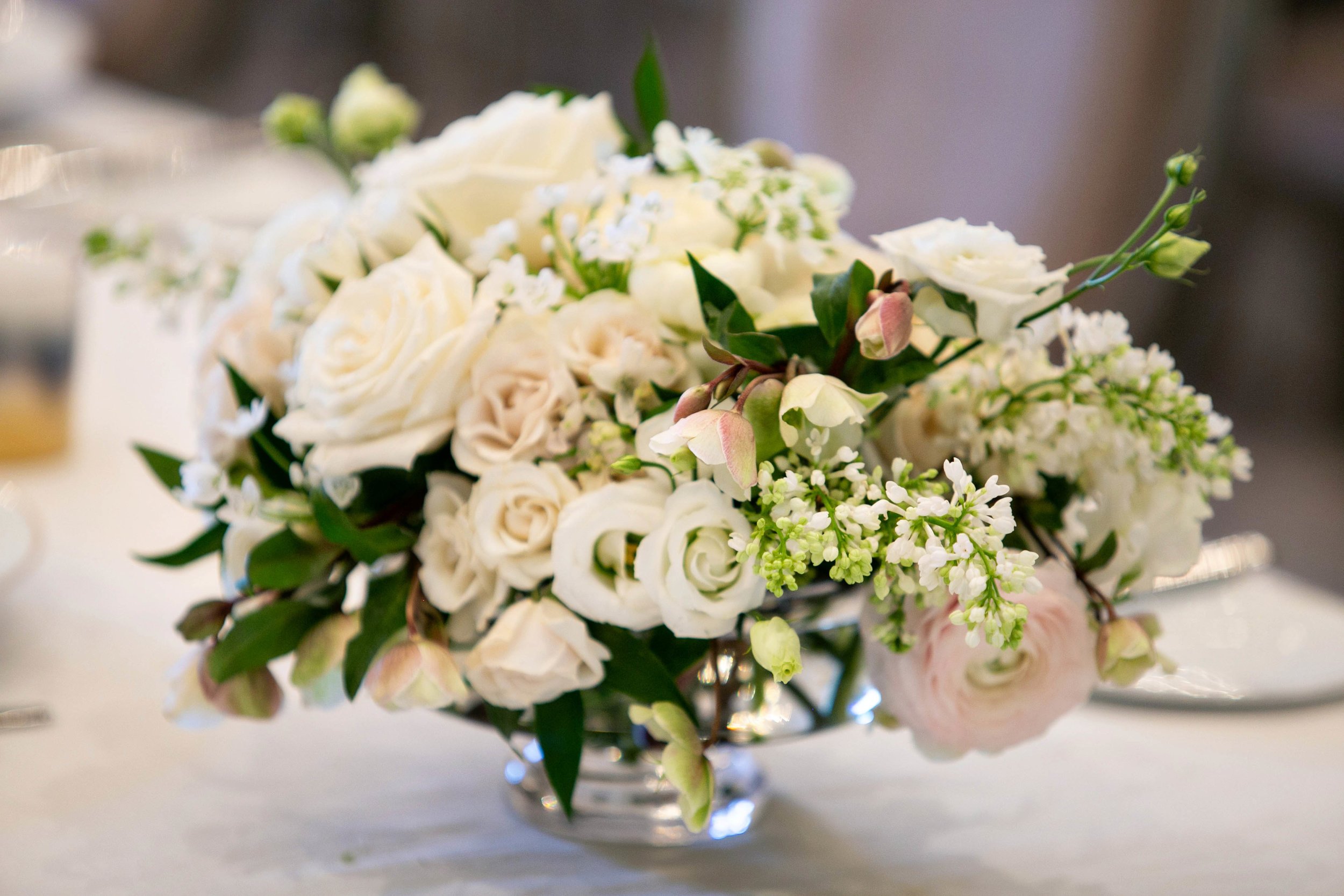 www.santabarbarawedding.com | Laurie Bailey | Rosewood Miramar | Ann Johnson Events | Emma Rose Floral | La Tavola | Reception Table Flowers