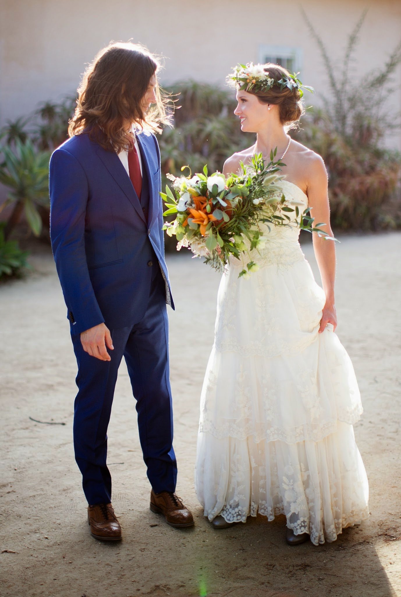 santabarbarawedding.com | photography: Nancy Neil | Orange Eclectic Wedding Ideas