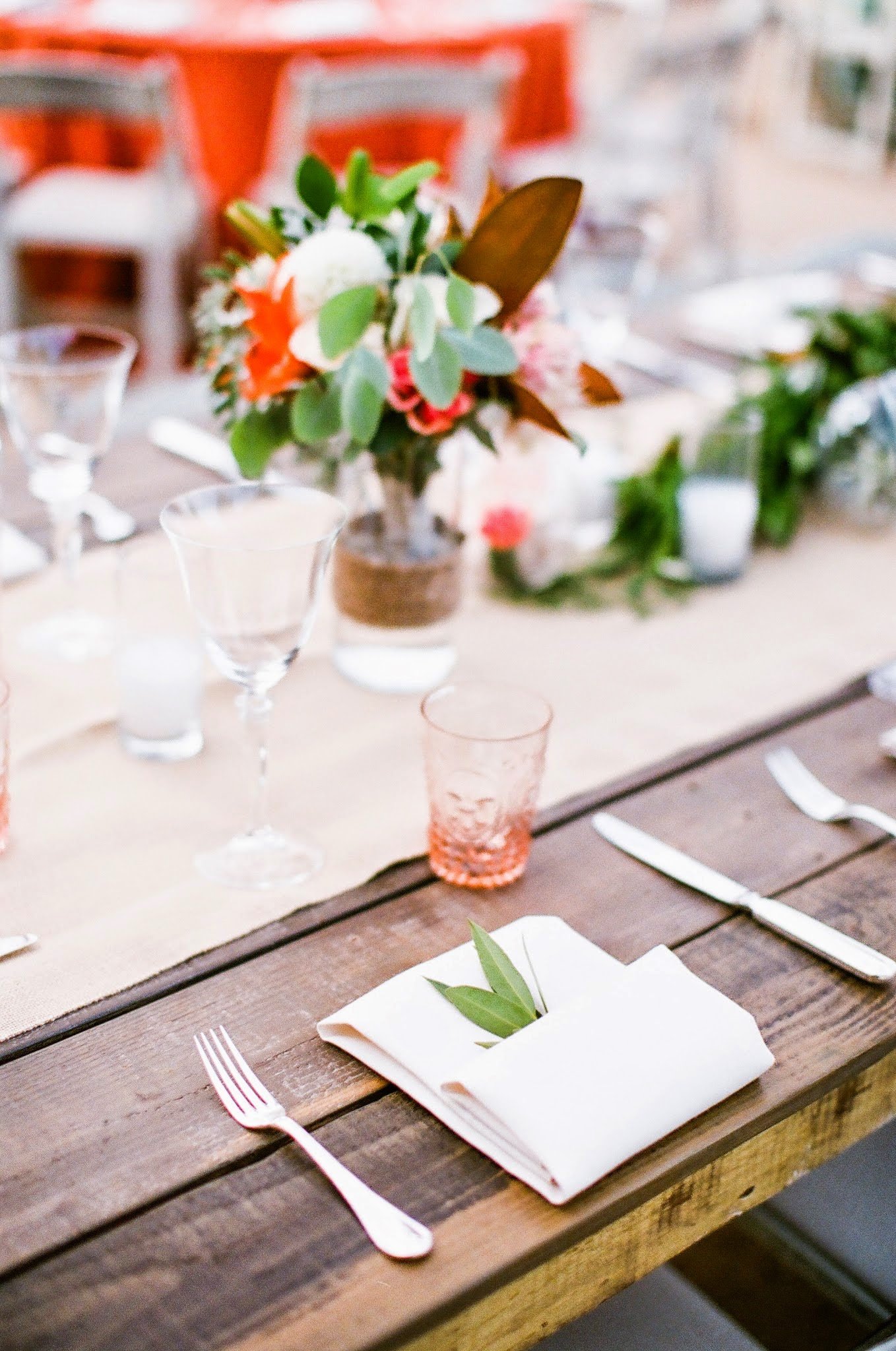 santabarbarawedding.com | photography: Nancy Neil | Orange Eclectic Wedding Ideas