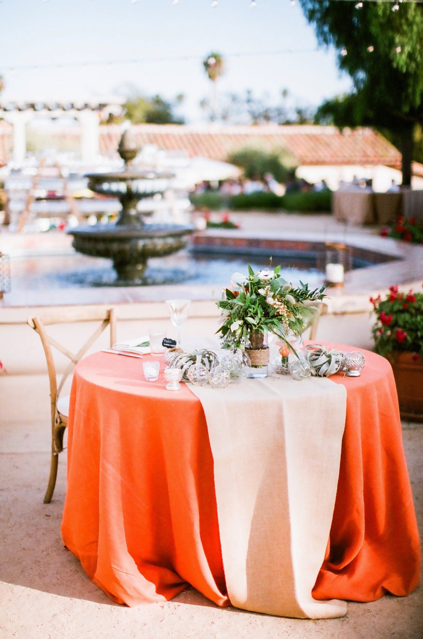 santabarbarawedding.com | photography: Nancy Neil | Orange Eclectic Wedding Ideas