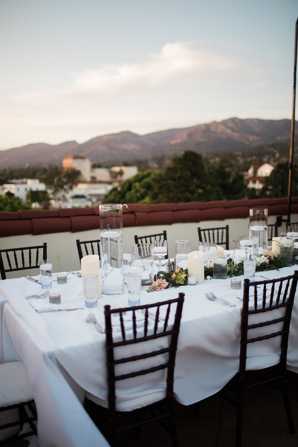 www.santabarbarawedding.com | Canary Hotel | Harmony Lynn Photography | Reception Table