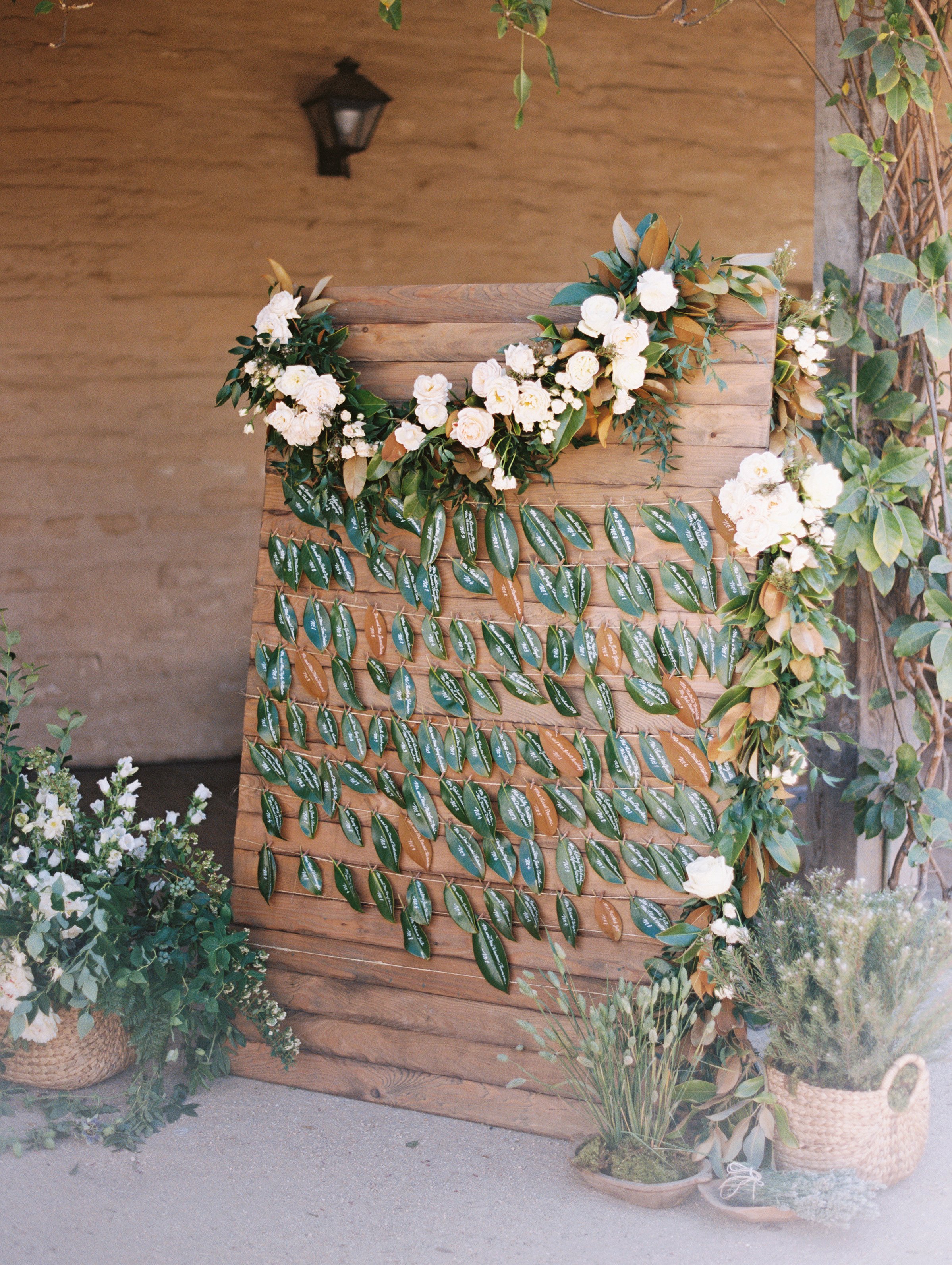 www.santabarbarawedding.com | Pat Moyer Wedding Photography & Films | Santa Barbara Historical Museum | Magnolia Weddings | Camiella Floral Designs | Escort Cards