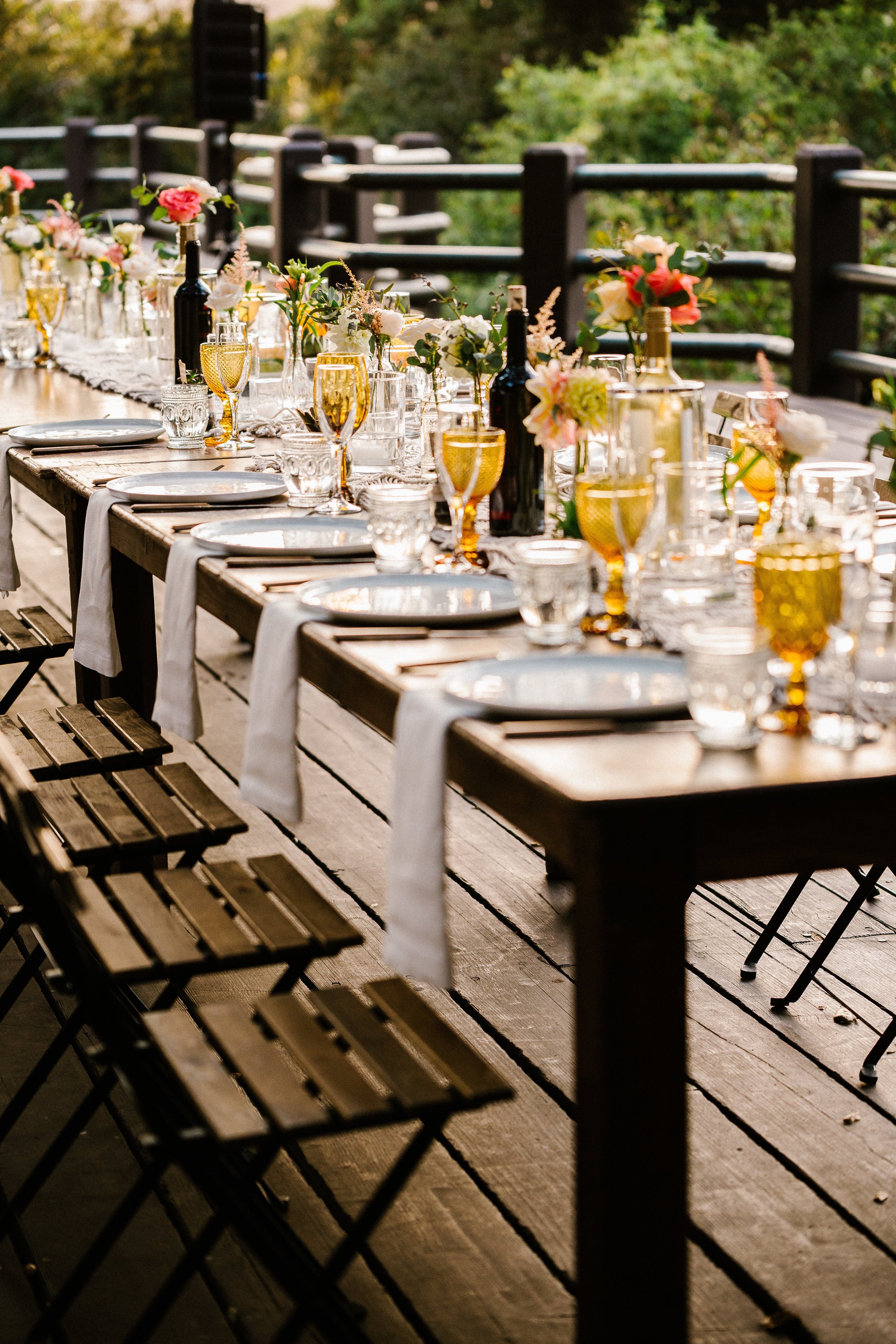 www.santabarbarawedding.com | Elings Park | Hannah Rose Gray | Reception Table