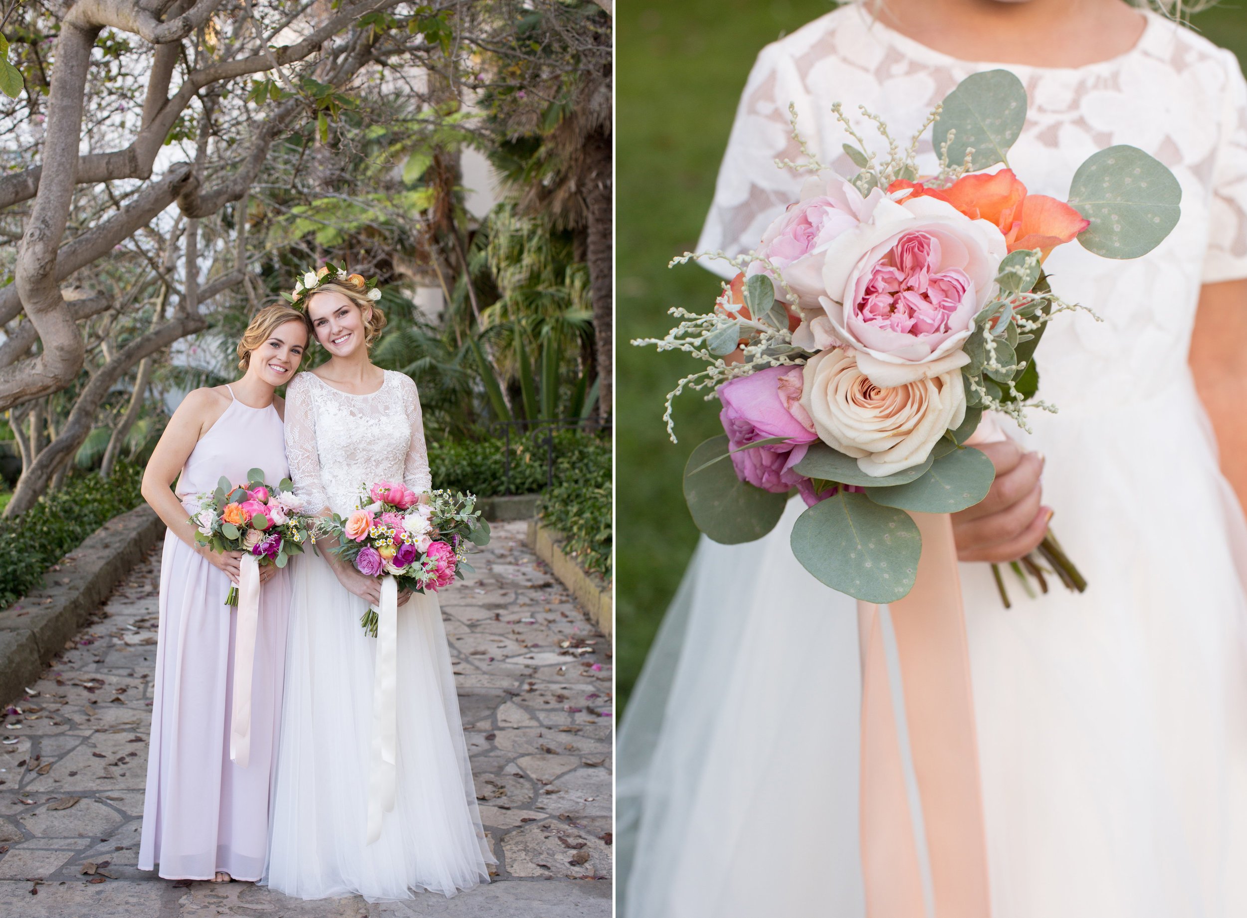 www.santabarbarawedding.com | Anna J Photography | Santa Barbara Courthouse | Bridesmaid | Ella & Louie