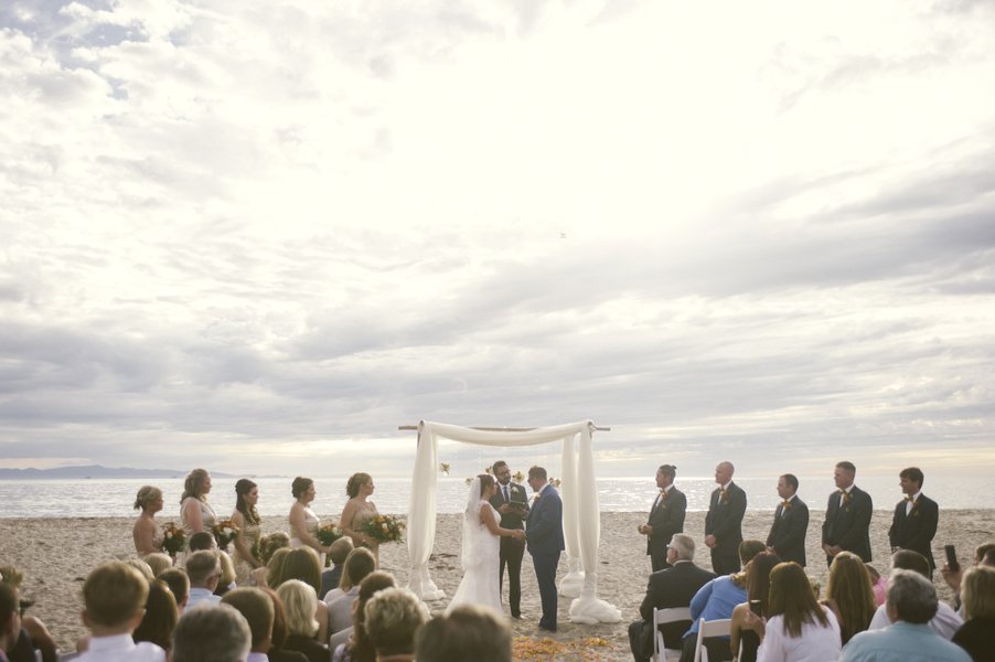 www.santabarbarawedding.com | By Cherry Photography | Rincon Beach Club | Ceremony