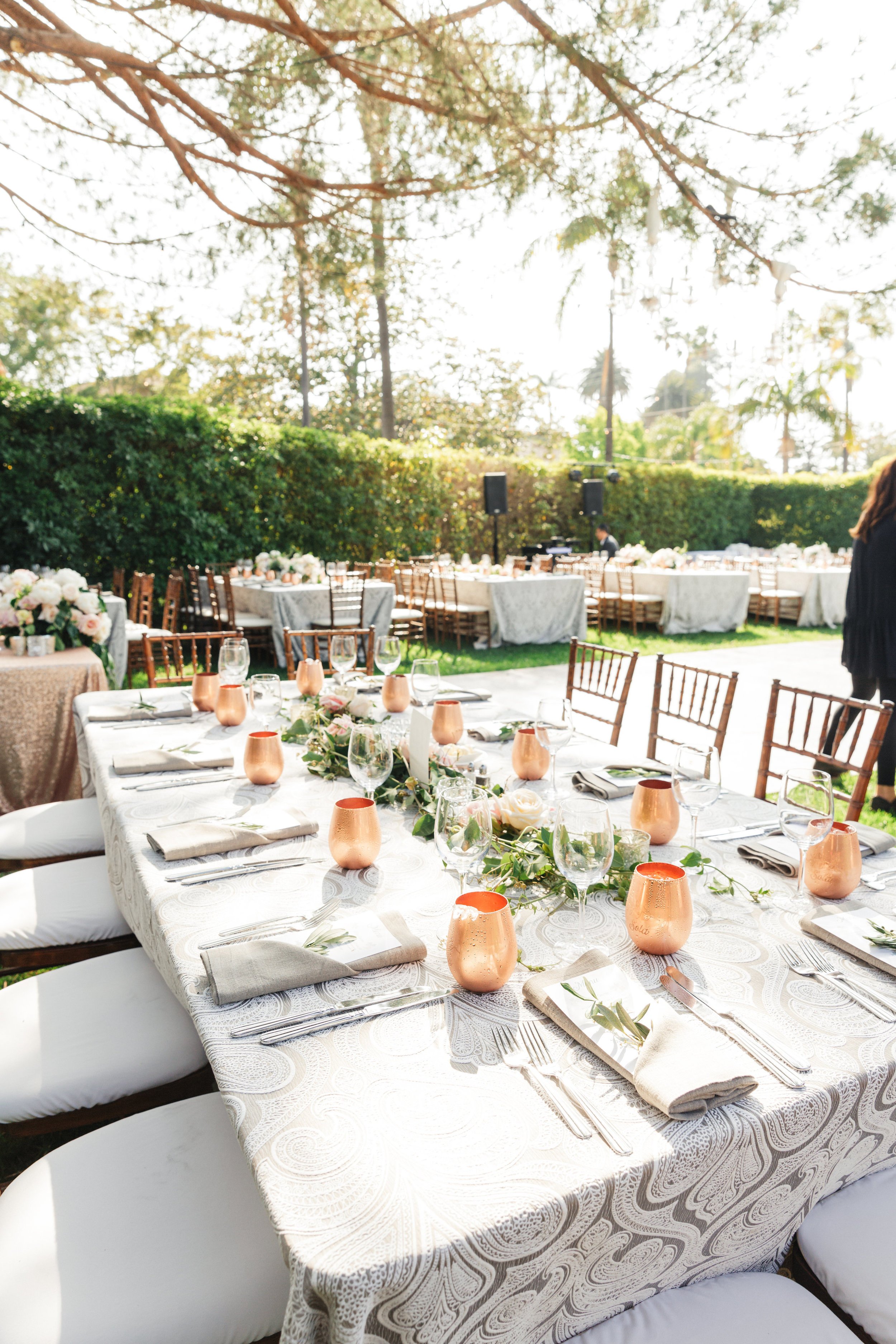 www.santabarbarawedding.com | Sanaz Photography | The Riviera Mansion | Reception Table