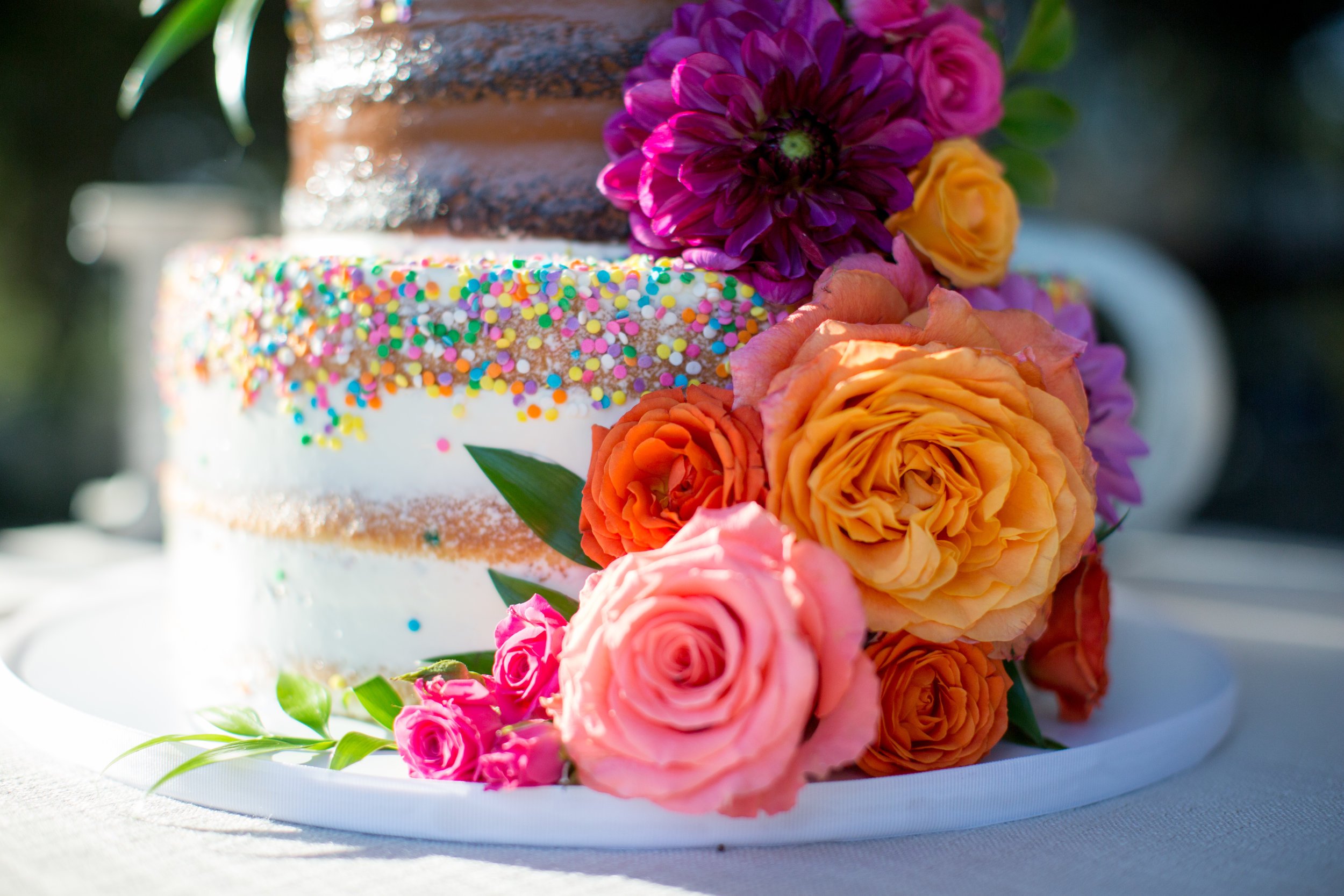 www.santabarbarawedding.com | Elings Park | Waller Weddings | Wedding Cake