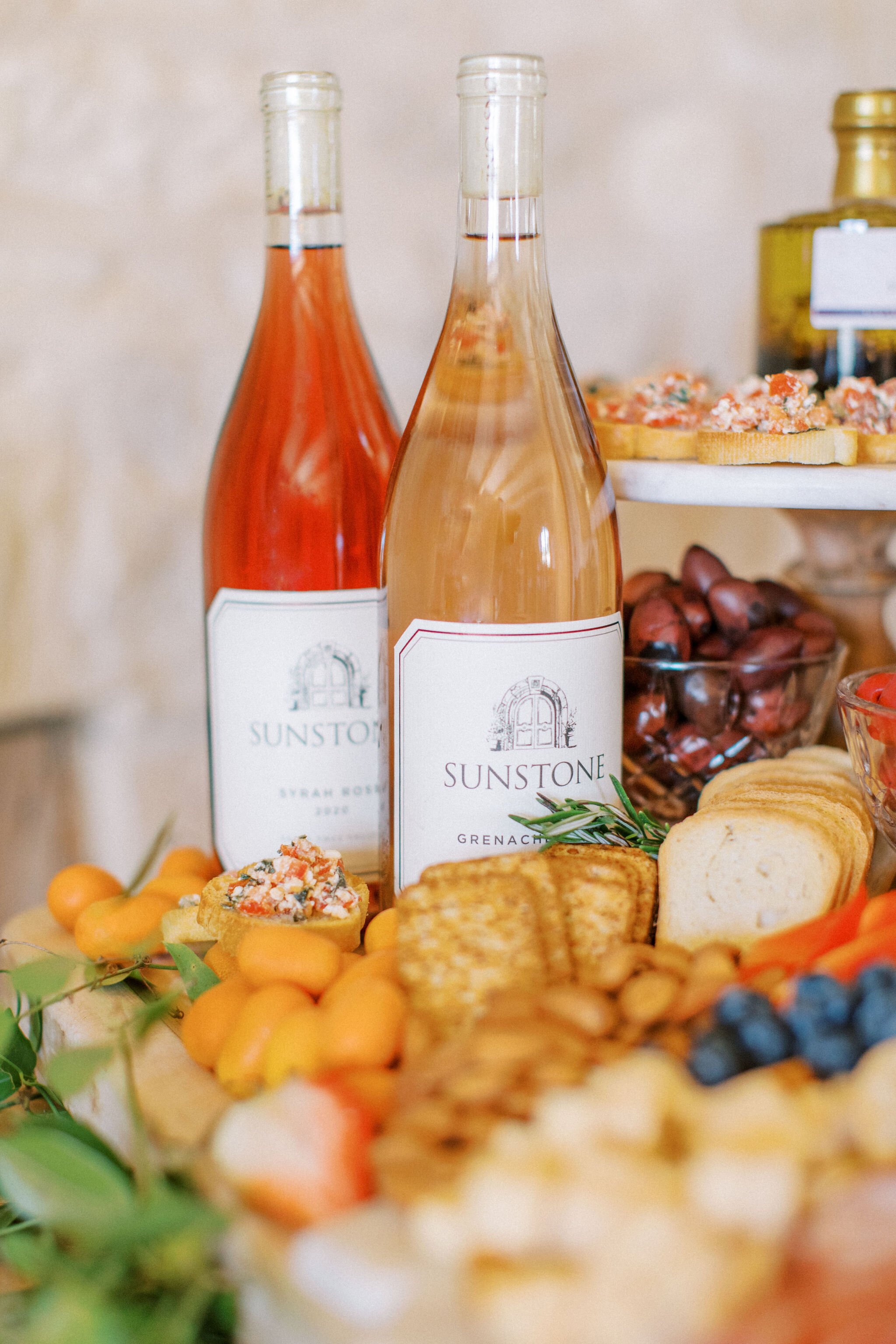 www.santabarbarawedding.com | Vivian Morrow | Sunstone Villa | H &amp; L Lovely Creations | Solstice Bloom | MTB Event Rentals | Sundrop Vintage | Wine and Snacks at Reception