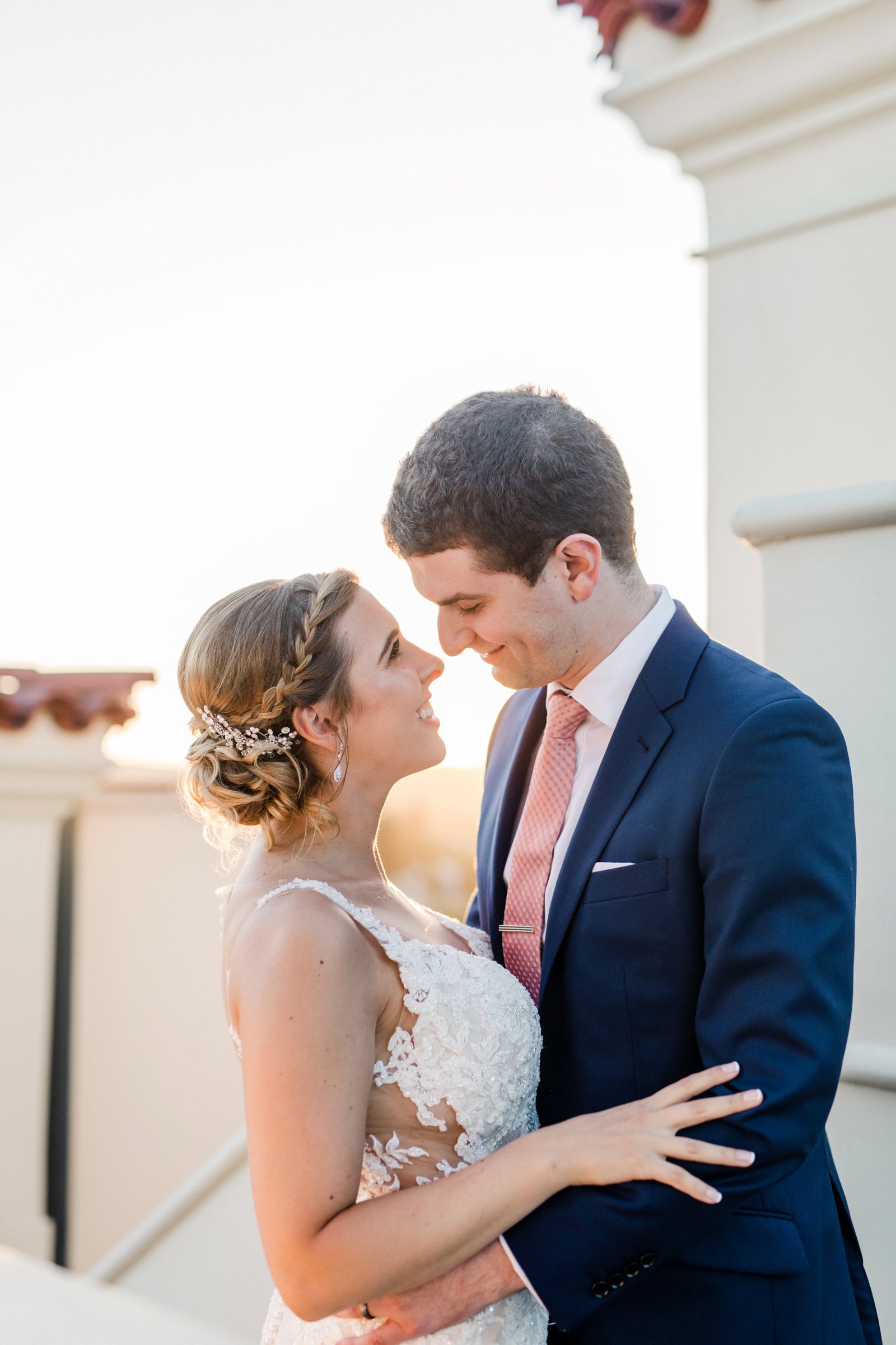 www.santabarbarawedding.com | Anna Delores Photography | Kimpton Canary Hotel | Onyx + Redwood | Martina Liana Bridal | Bride and Groom Embrace