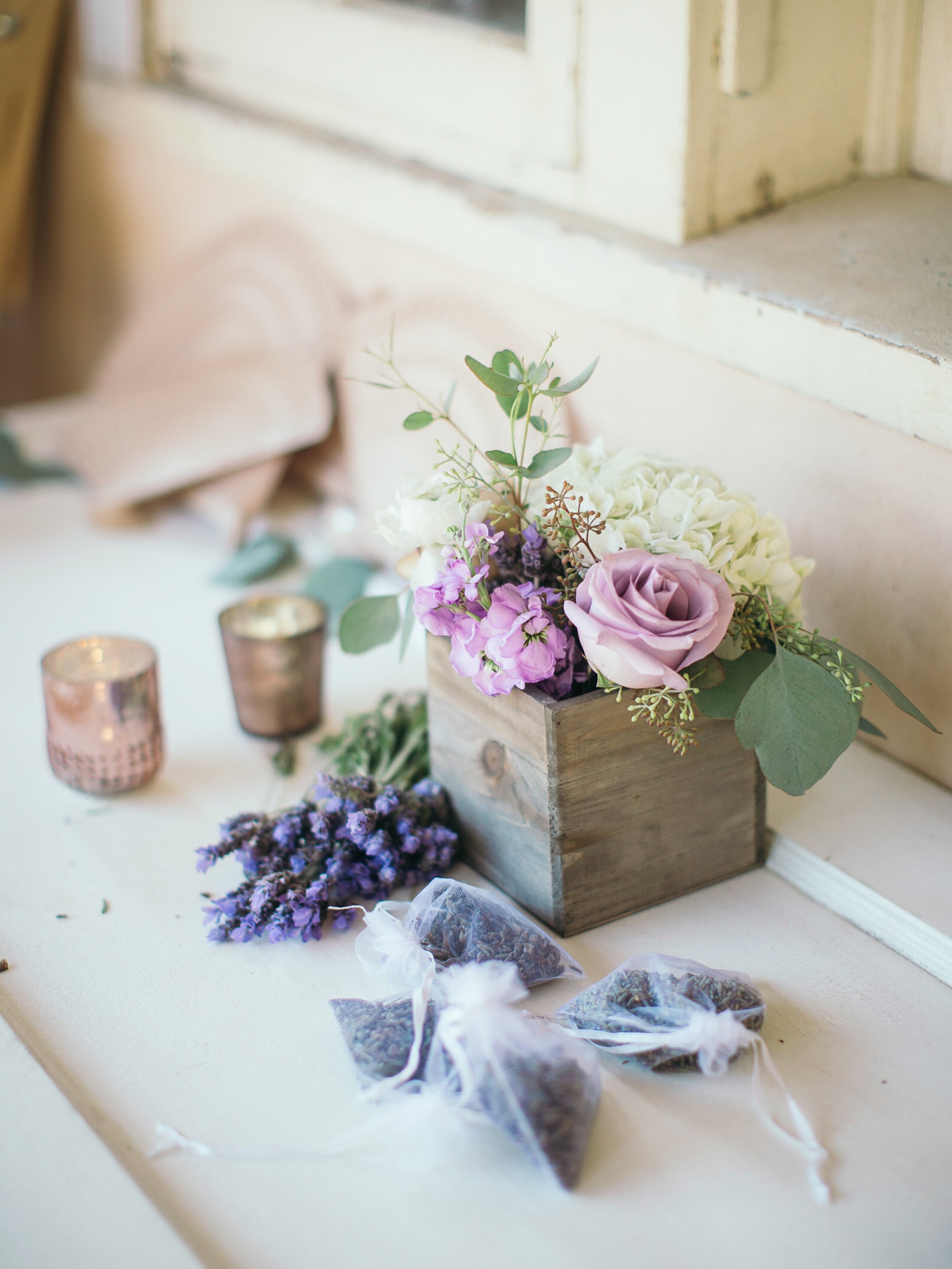 santabarbarawedding.com | Photo: Kiel Rucker | Lavender and lace wedding ideas at Santa Barbara Historical Museum