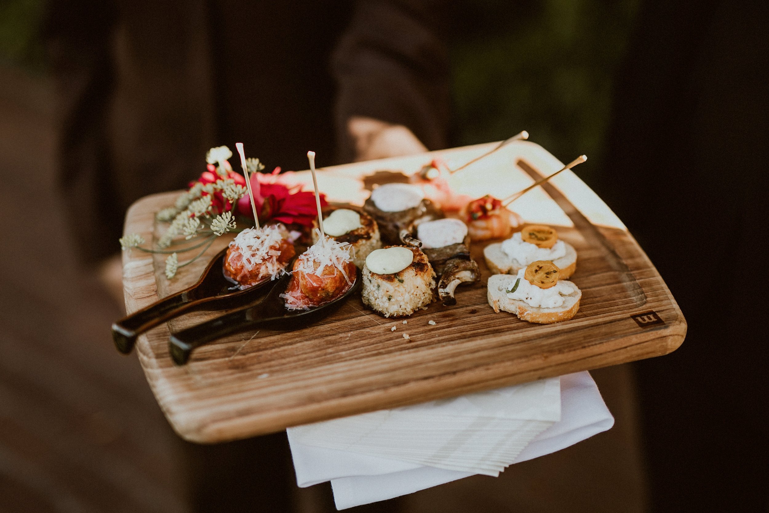 www.santabarbarawedding.com | Event of the Season | Gina and Ryan Photo | Four Seasons | Appetizers