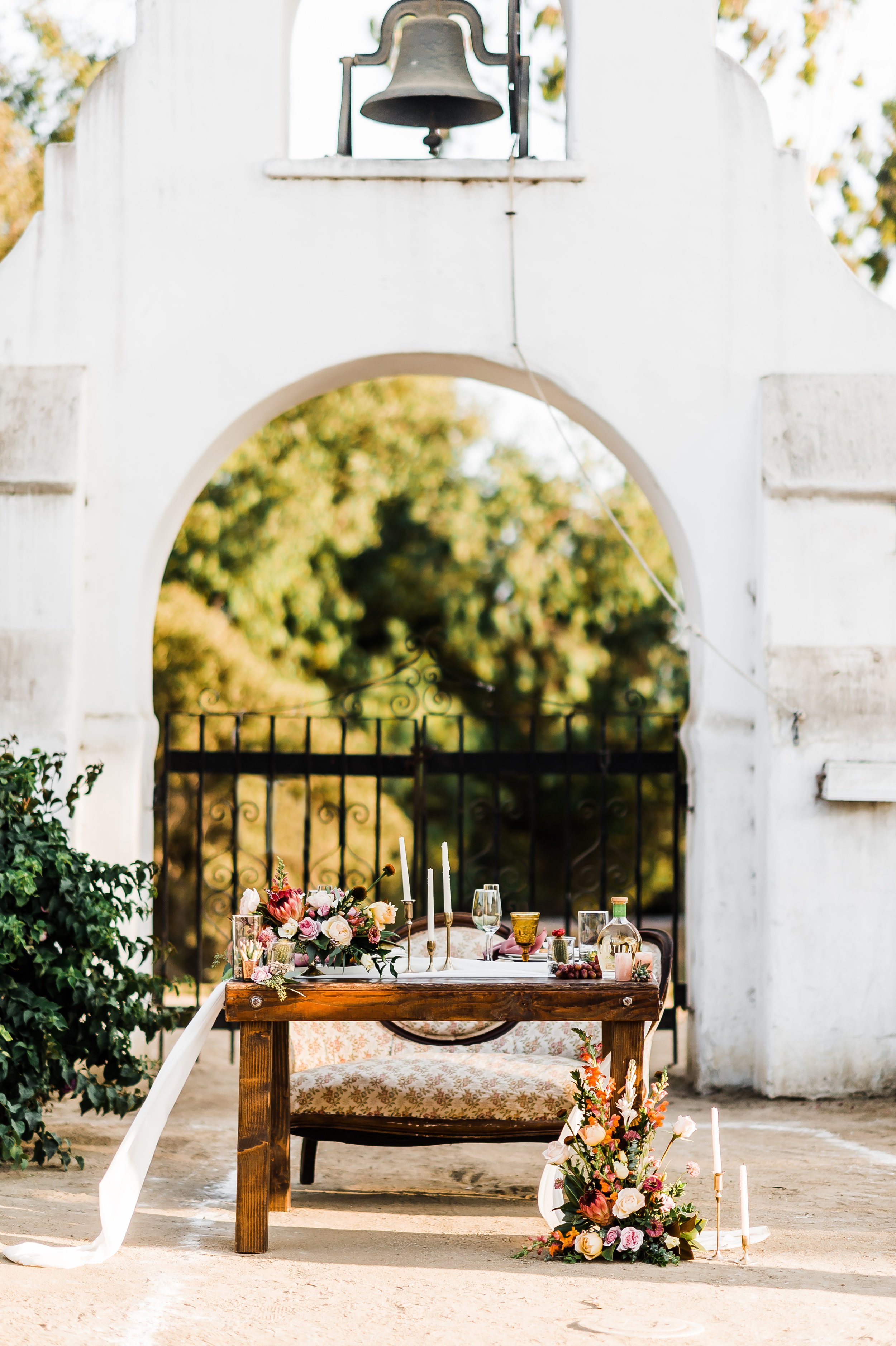 www.santabarbarawedding.com | Michelle Ramirez Photography | Olivas Adobe | Karen Marie Events | Tangled Lotus | Amigo Party Rentals | Dreams America Linens | Erickson Surfaces | Couple's Table