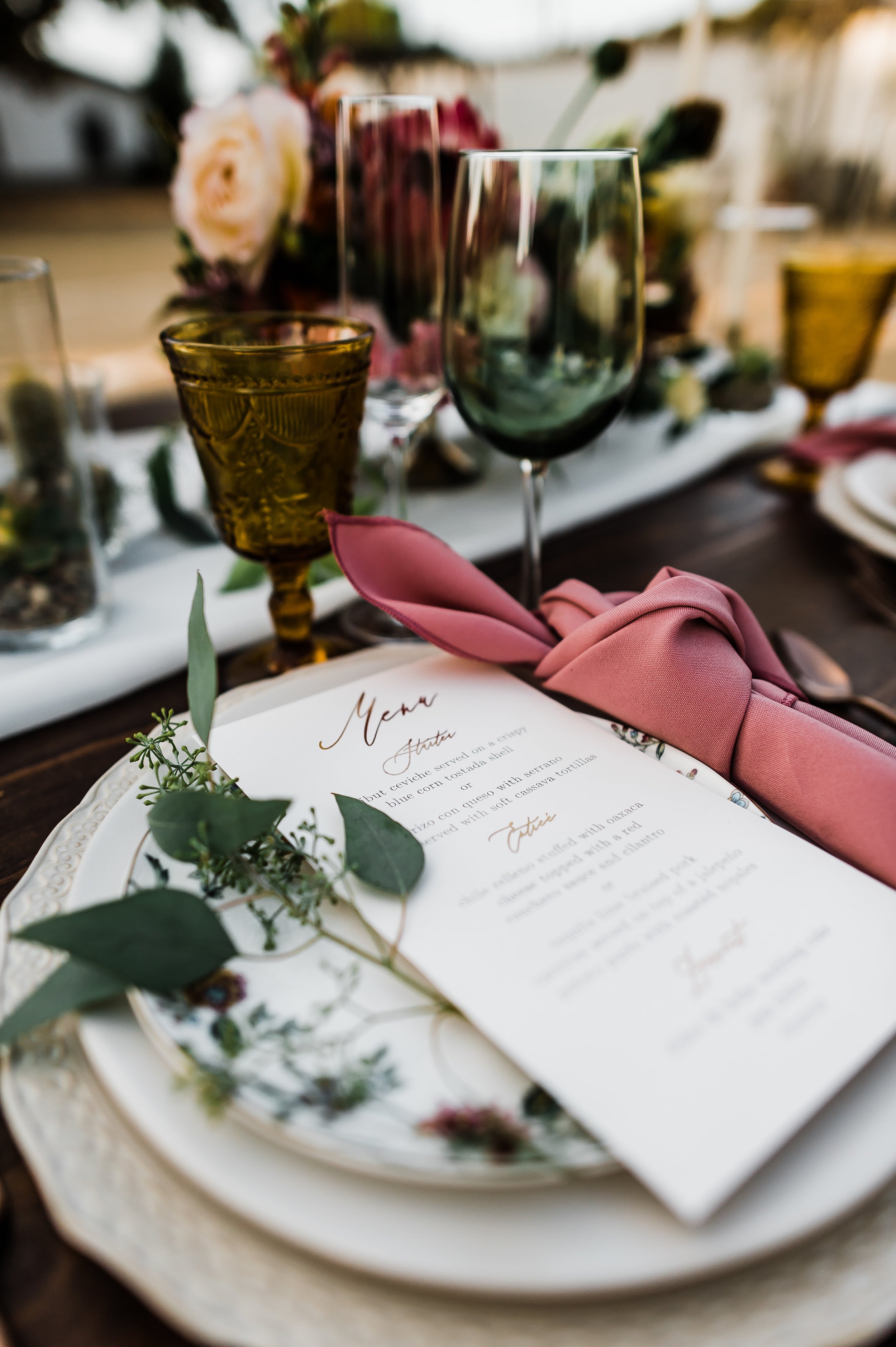www.santabarbarawedding.com | Michelle Ramirez Photography | Olivas Adobe | Karen Marie Events | Tangled Lotus | Amigo Party Rentals | Dreams America Linens | Erickson Surfaces | Table Place Settings