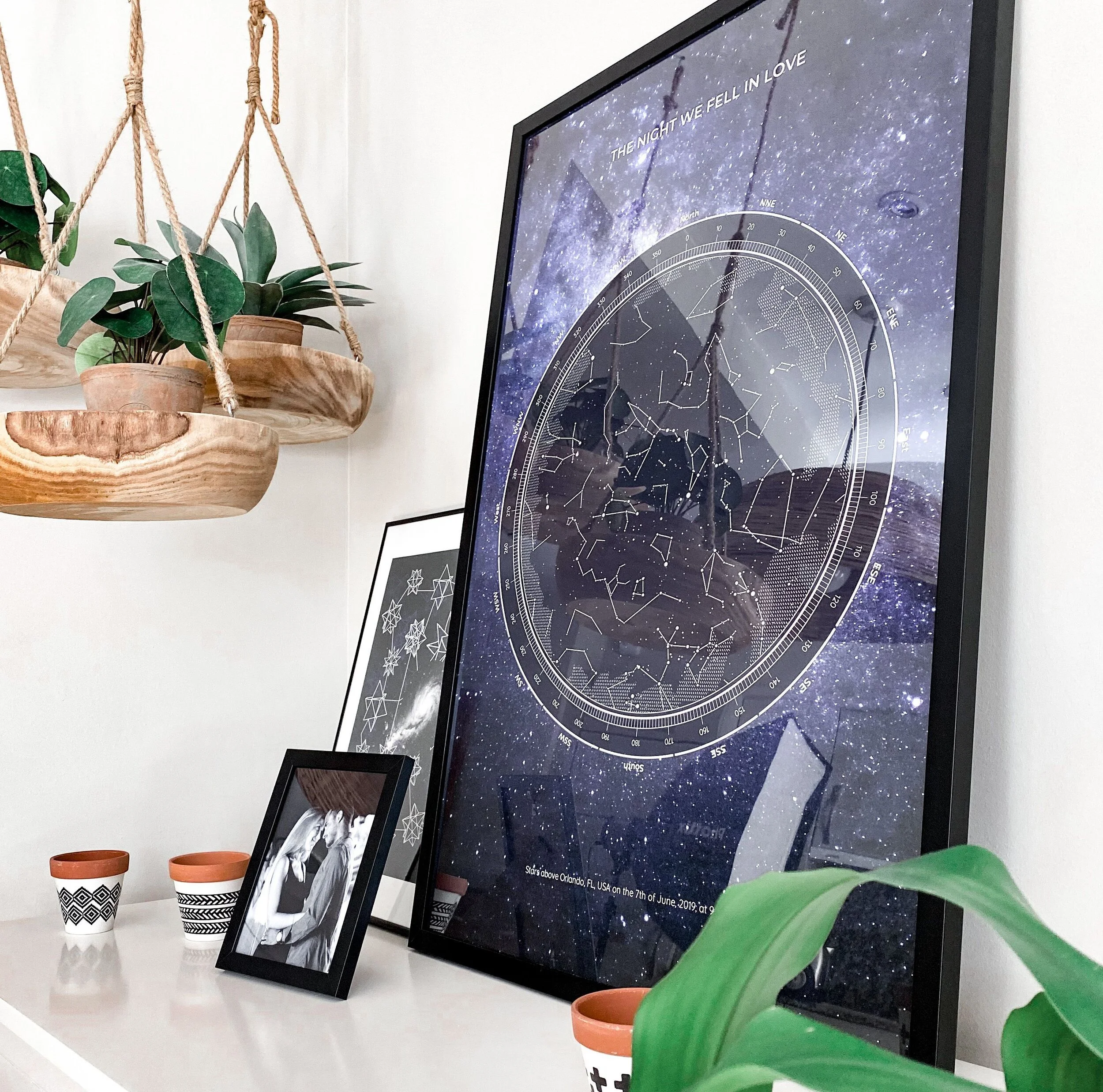 Beautiful Star Maps from Under Lucky Stars