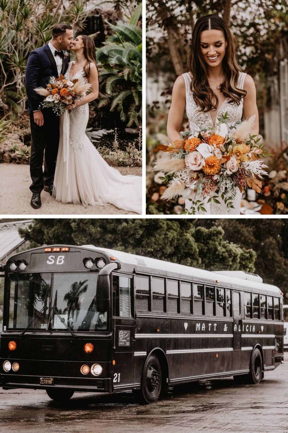 www.santabarbarawedding.com | White Sage Wedding and Events | We Are Matt + Jess | Dos Pueblos Orchid Farm | Badgley Mischka | Alexis Ireland Florals | Bride and Groom and Transportation