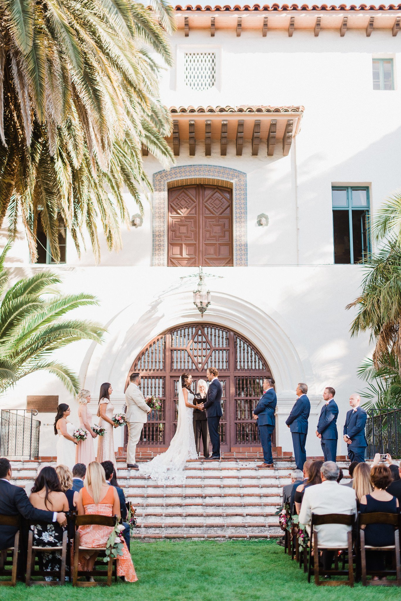 www.santabarbarawedding.com | Grace Kathryn Photography | Santa Barbara Courthouse | Canary Hotel | Amazing Days Events | Ceremony