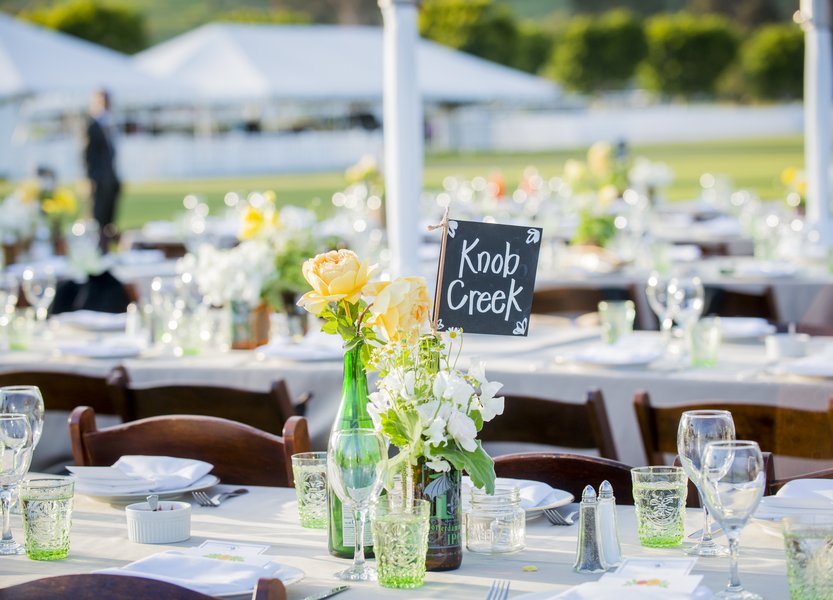 www.santabarbarawedding.com | Willa Kveta Photography | Santa Barbara Polo and Racquet Club | Reception Table