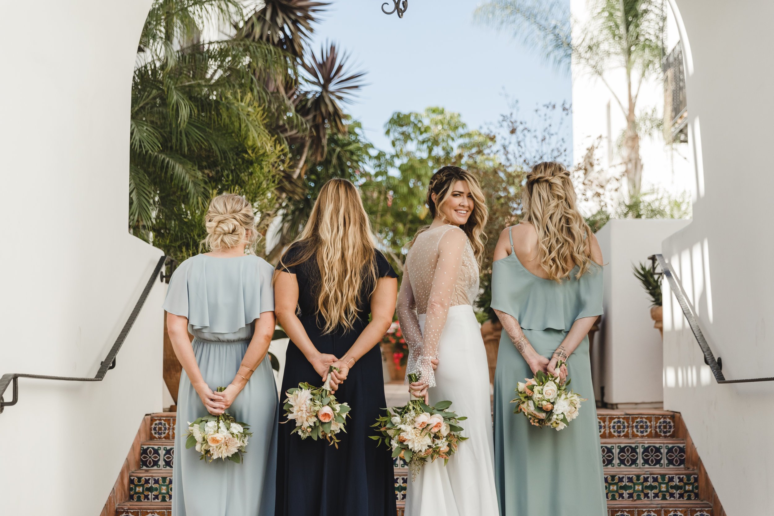 www.santabarbarawedding.com | Waller Weddings | Santa Barbara Club | Santa Barbara Wedding Coordinator |  Grass Roots Florist | Bridesmaids