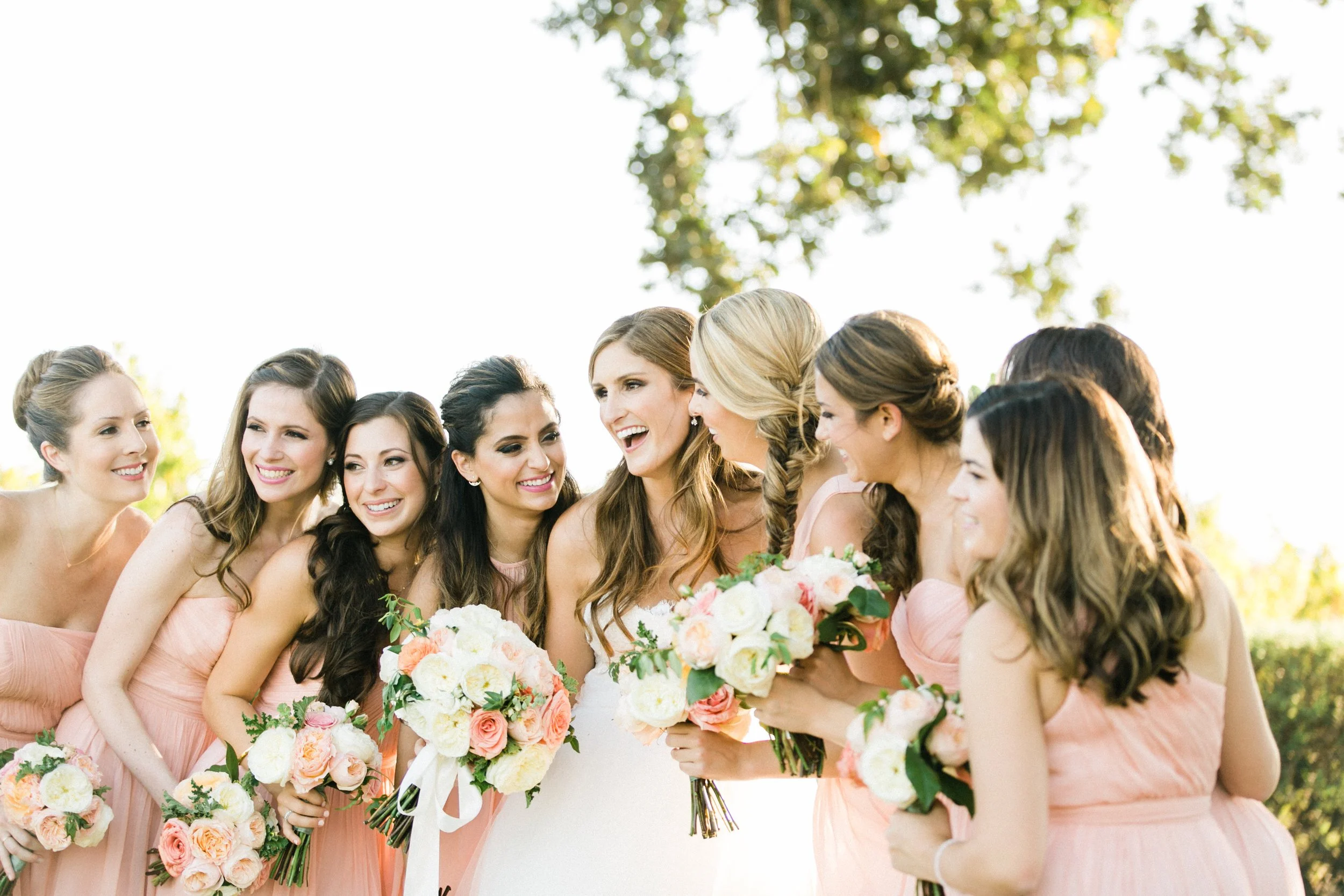 santabarbarawedding.com | Photographer: Beaux Arts Photographie | Peach Garden Wedding at Gainey Vineyard