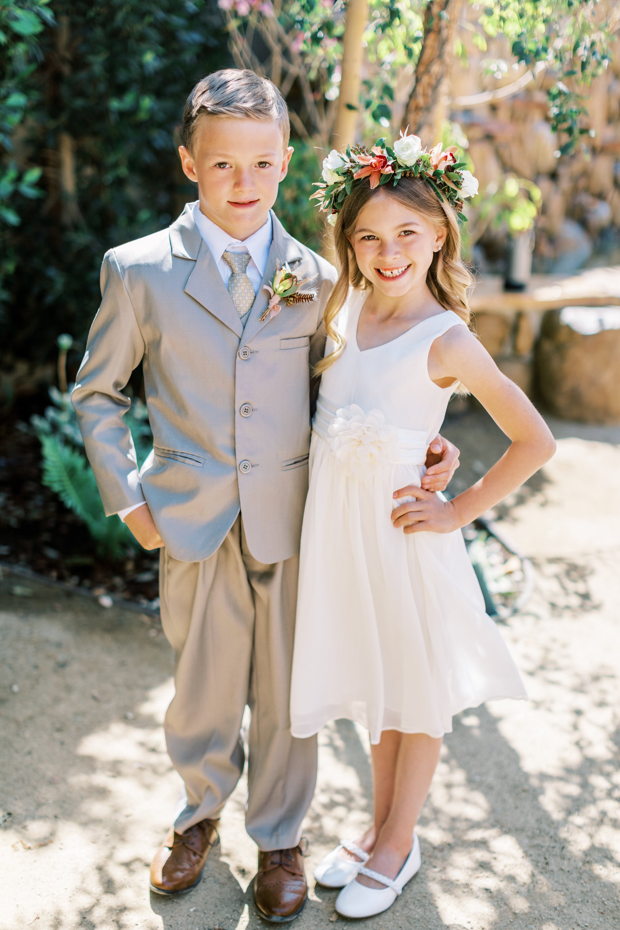 www.santabarbarawedding.com | Events by Fran | Ever After Petite Venue | Kendall Ann Photo | Tangled Lotus | Flower Girl and Ring Bearer