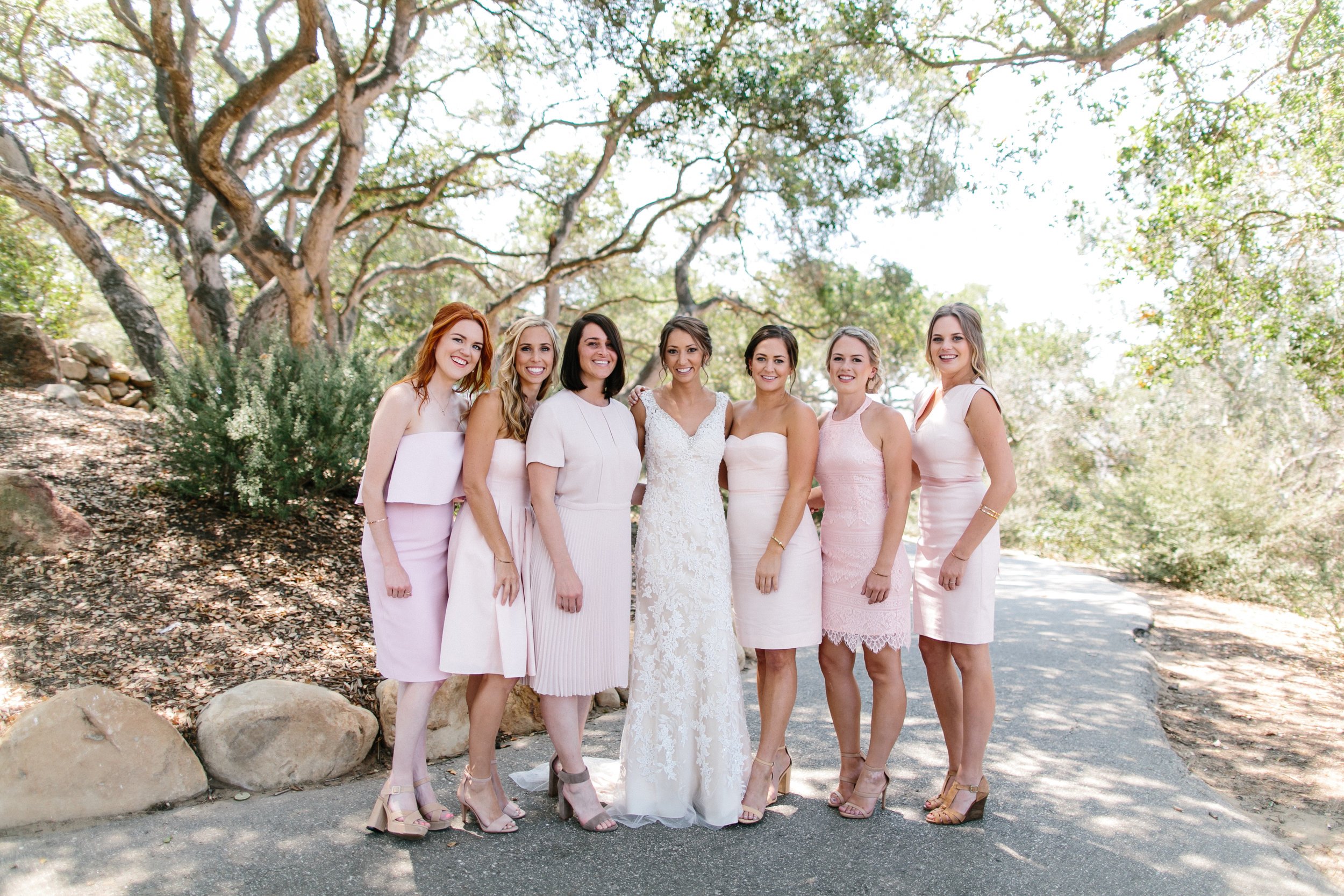 www.santabarbarawedding.com | Josh Newton | Elings Park | Burlap & Bordeaux | Bridesmaids