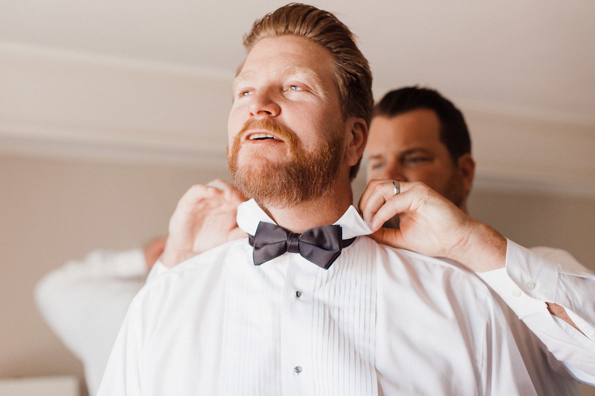 www.santabarbarawedding.com | Grace Kathryn | Santa Barbara Historical Museum | Groom getting ready