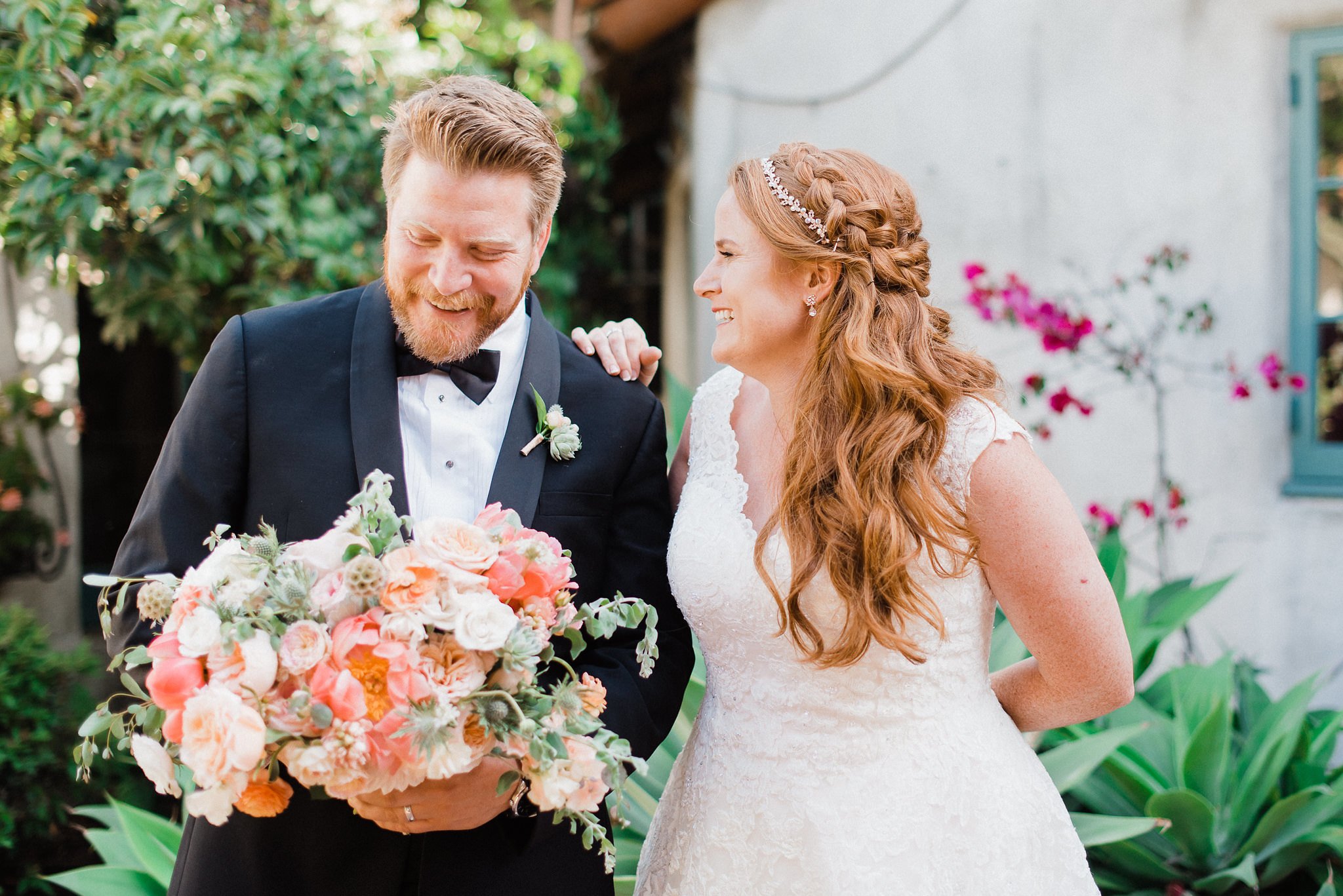 www.santabarbarawedding.com | Grace Kathryn | Santa Barbara Historical Museum | Bride and Groom