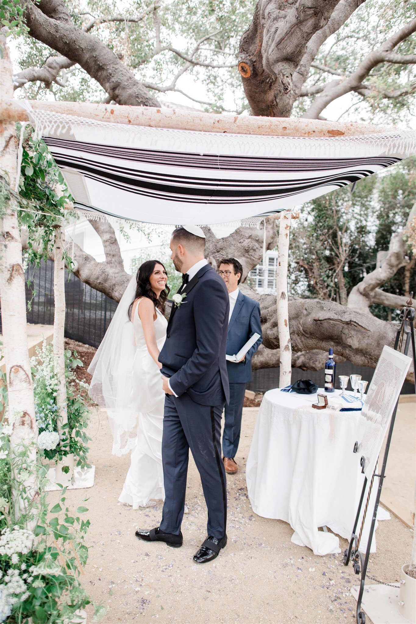 www.santabarbarawedding.com | Brilliant Wedding Co. | Michael &amp; Anna Costa Photography | Margaret Joan Florals | Happy Chuppah | MTB Event Rentals | Cheek to Cheek Artistry | The Ceremony 