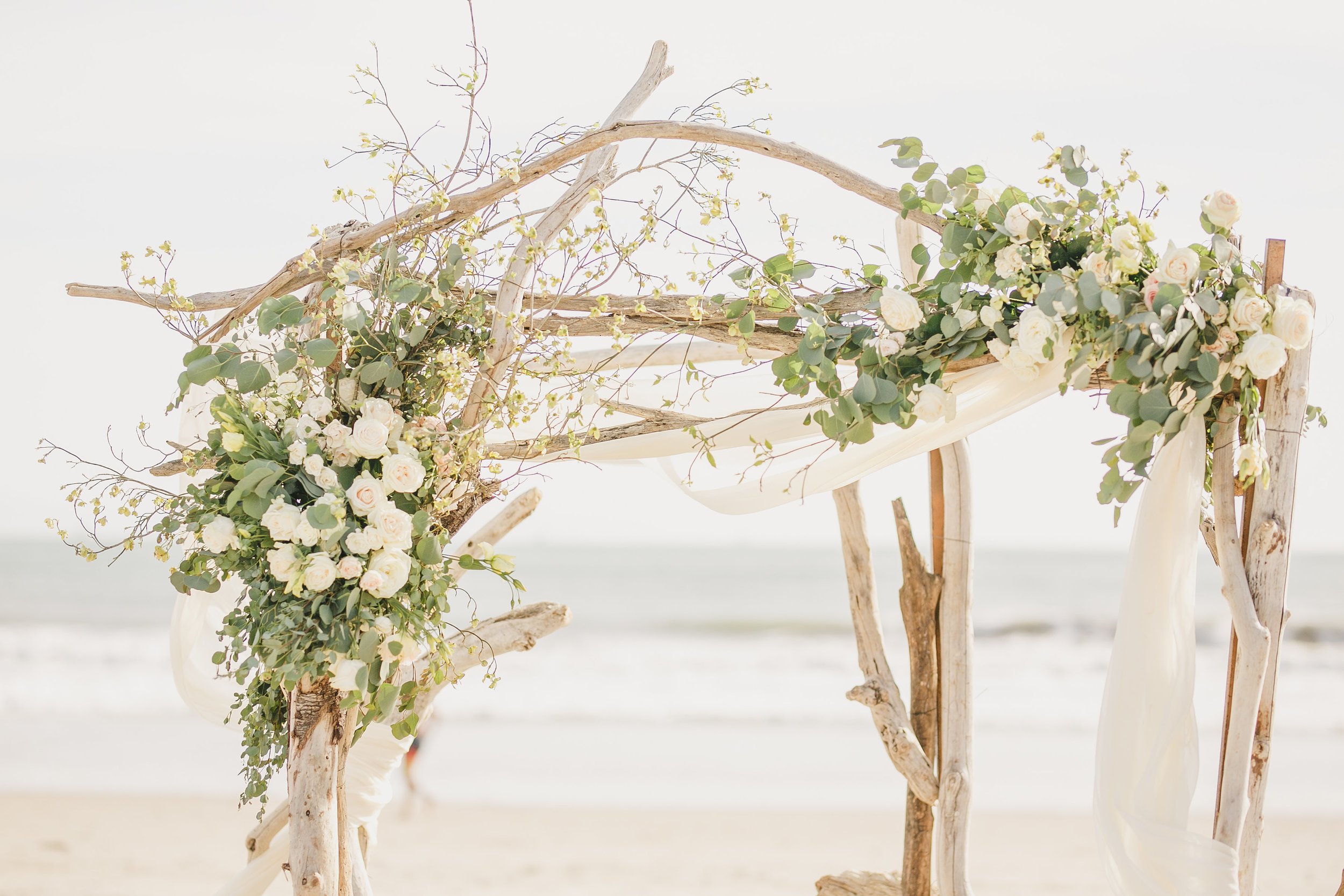 www.santabarbarawedding.com | Kristen Booth Photography | Rincon Beach Club | Ceremony | Wedding Arch