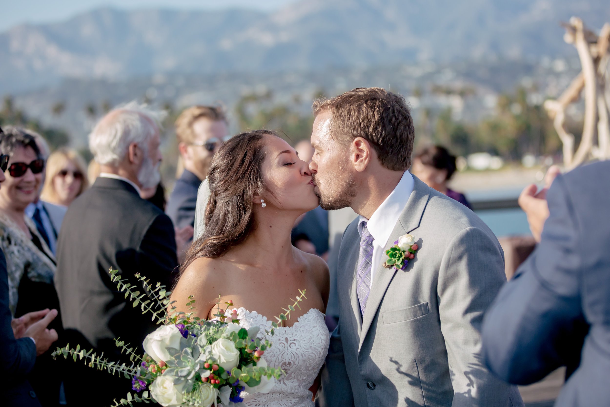 www.santabarbarawedding.com | Rewind Photography | Santa Barbara Sea Center | Events by Fran | Bride and Groom