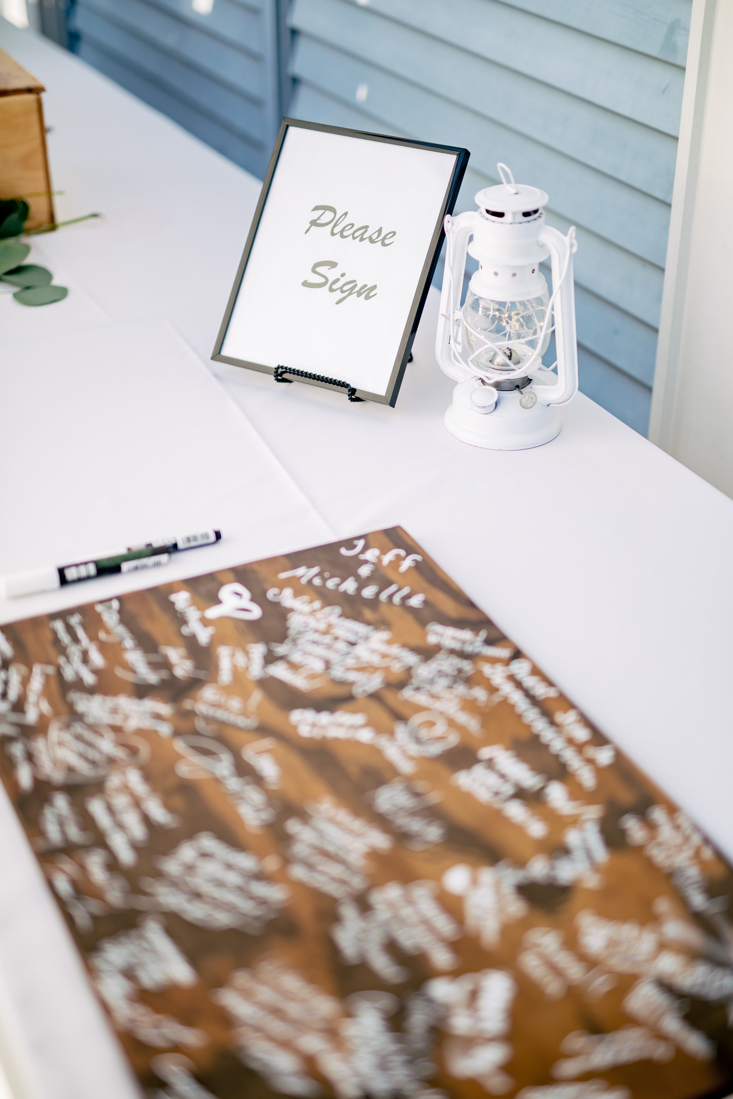 www.santabarbarawedding.com | Rewind Photography | Santa Barbara Sea Center | Events by Fran | Guest Book Sign